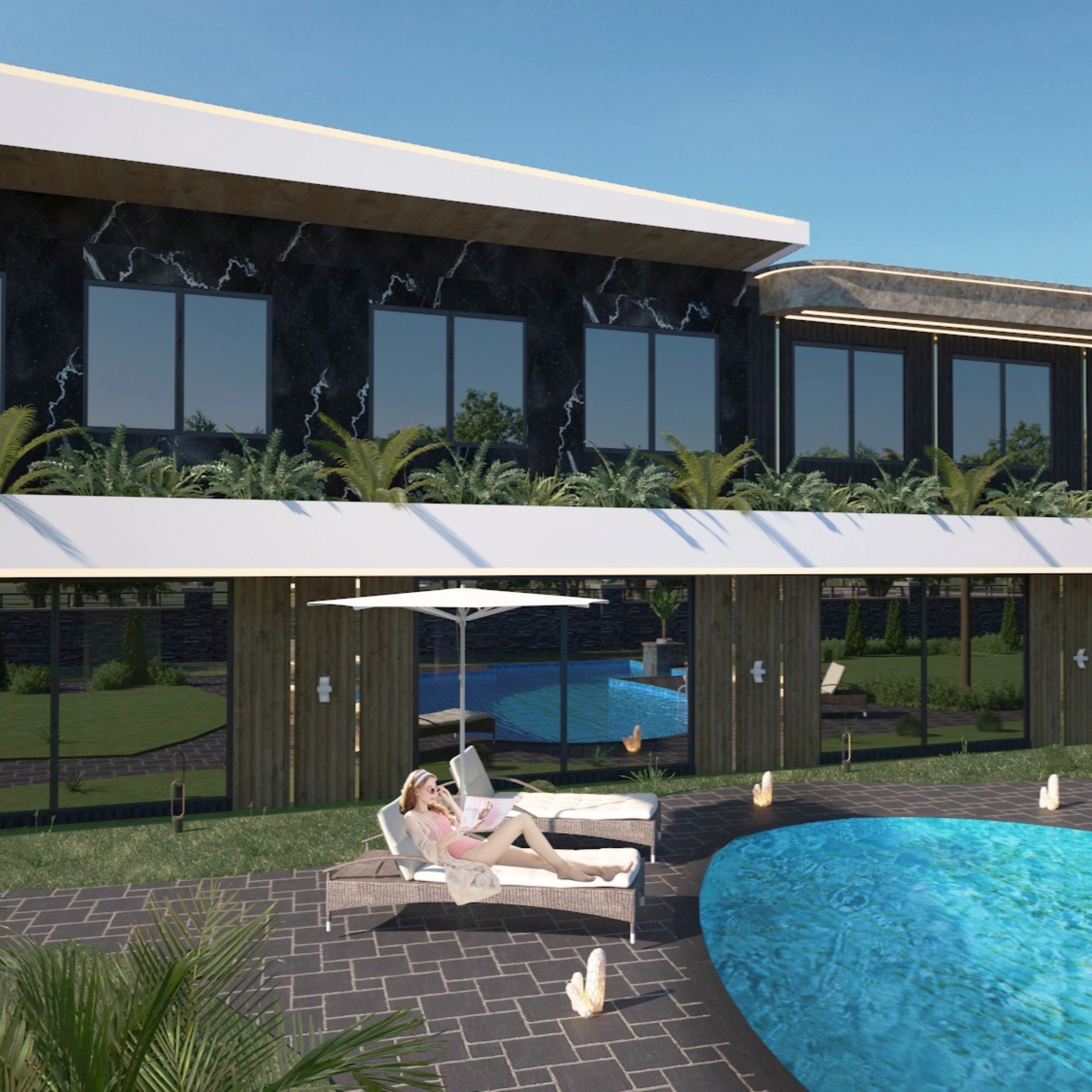 Romslig 4+1 Villa i Antalya - ALTINTAŞ