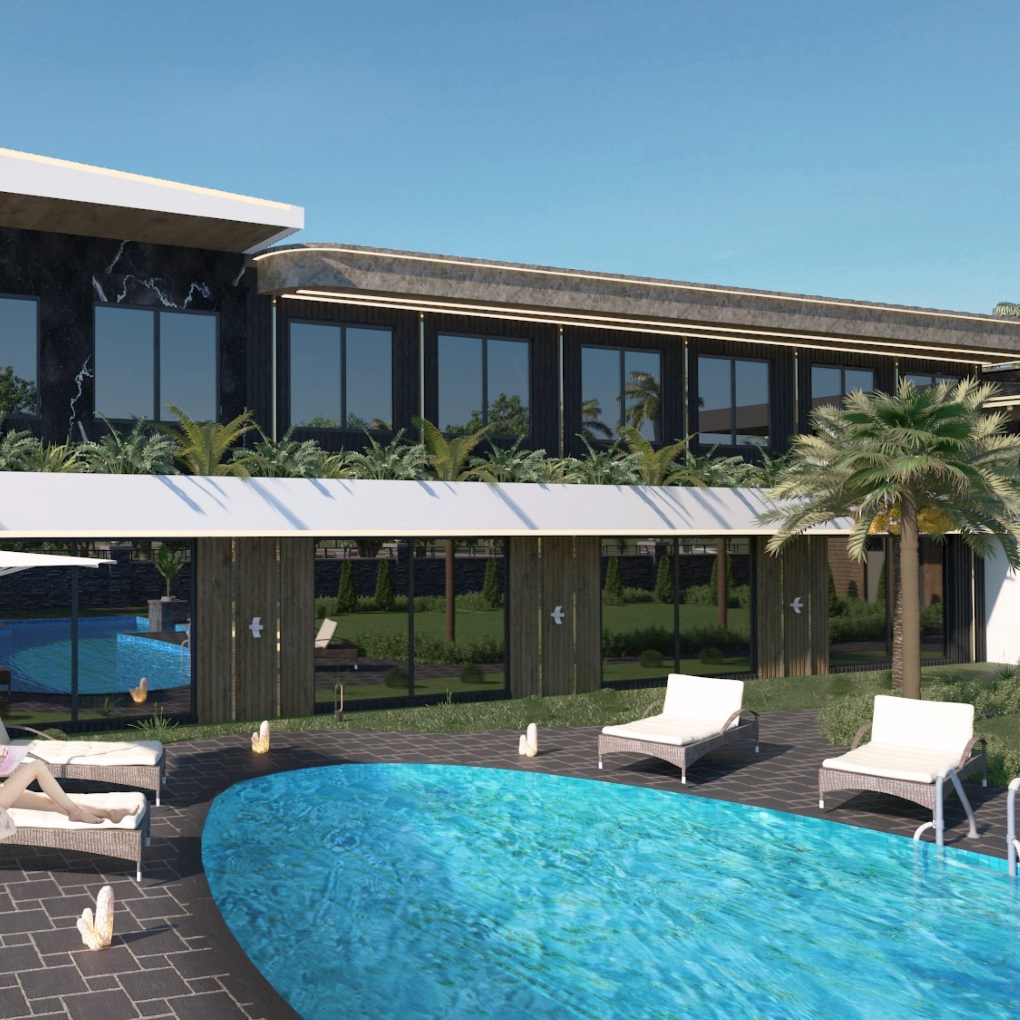 Romslig 4+1 Villa i Antalya - ALTINTAŞ