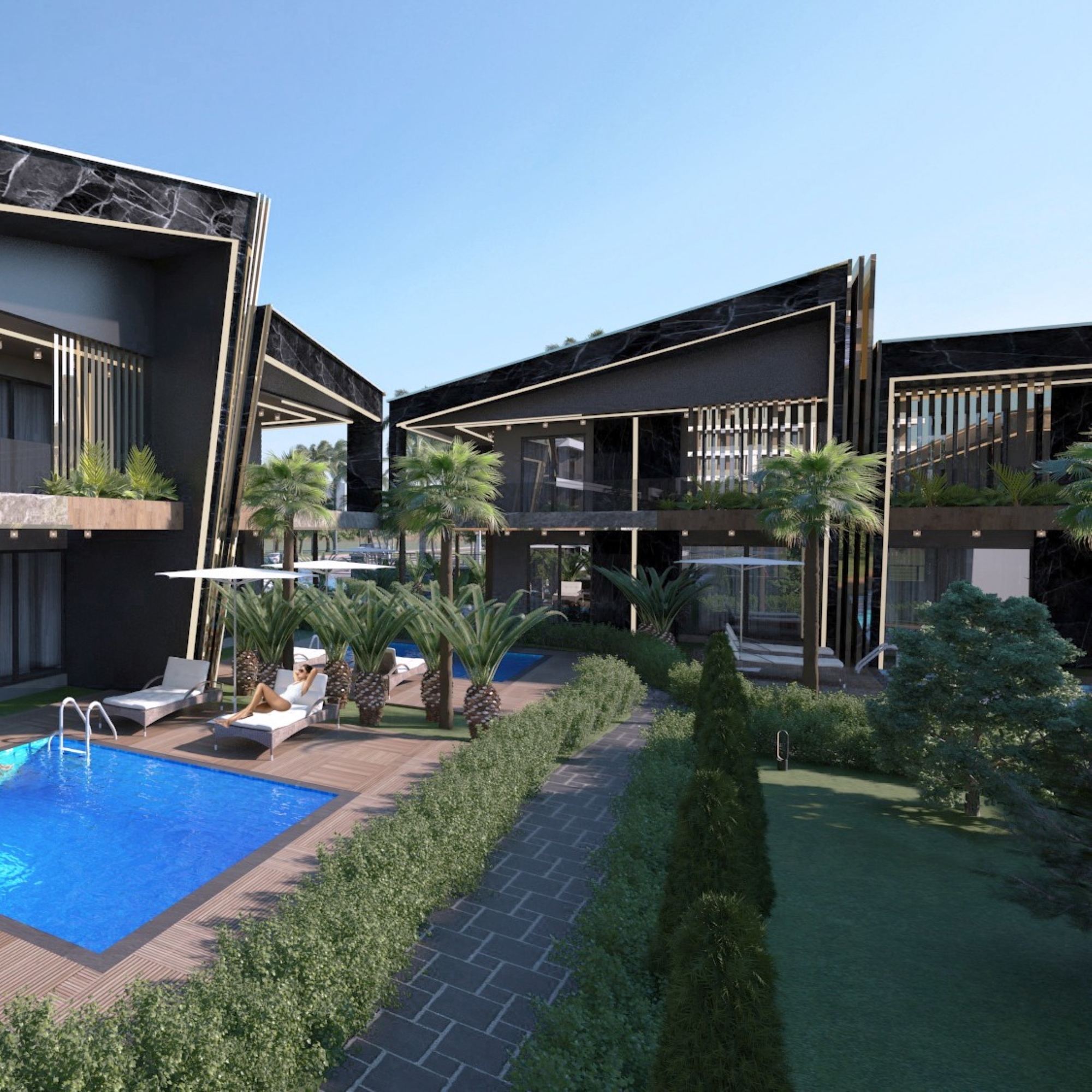 Romslig 4+1 Villa i Antalya - ALTINTAŞ