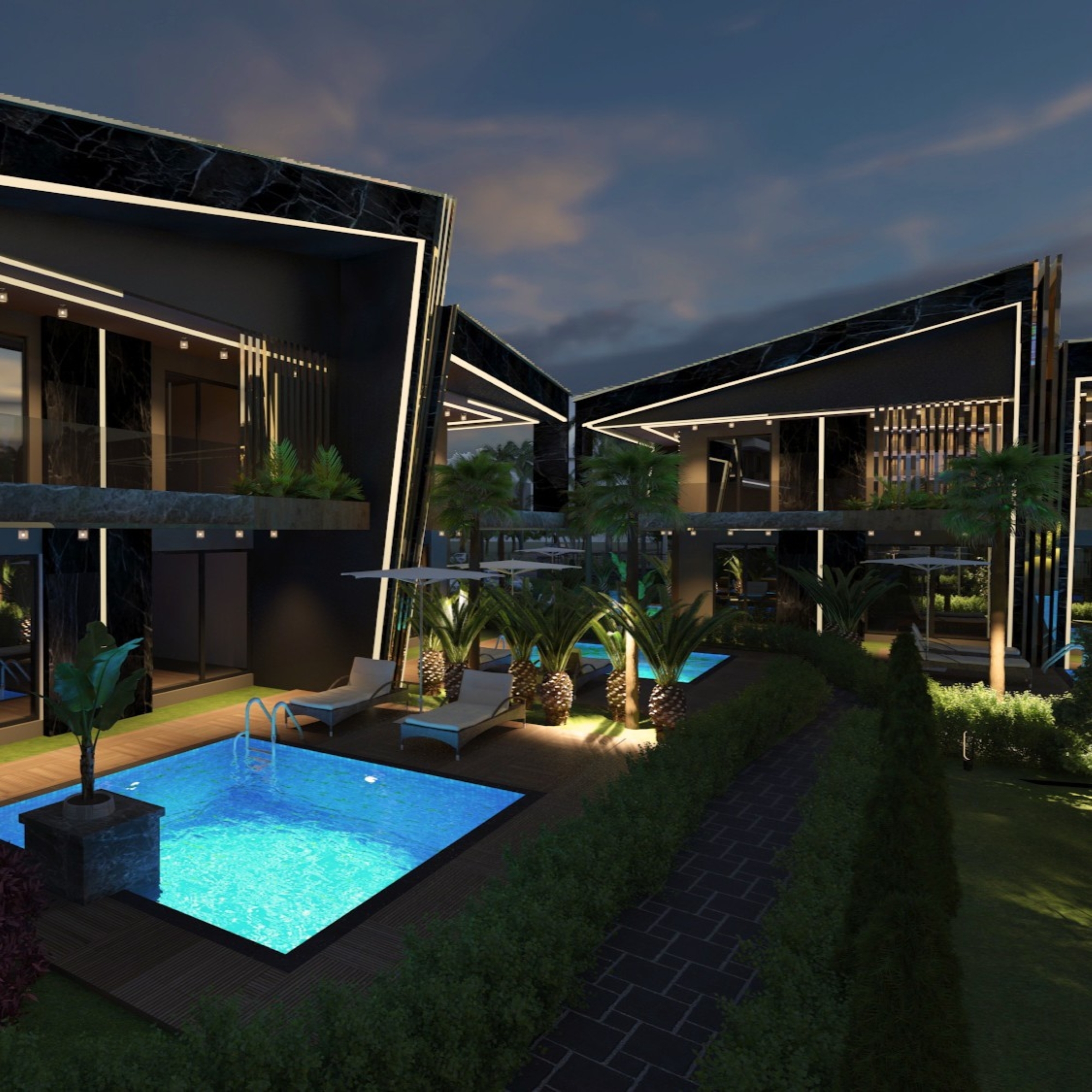 Romslig 4+1 Villa i Antalya - ALTINTAŞ