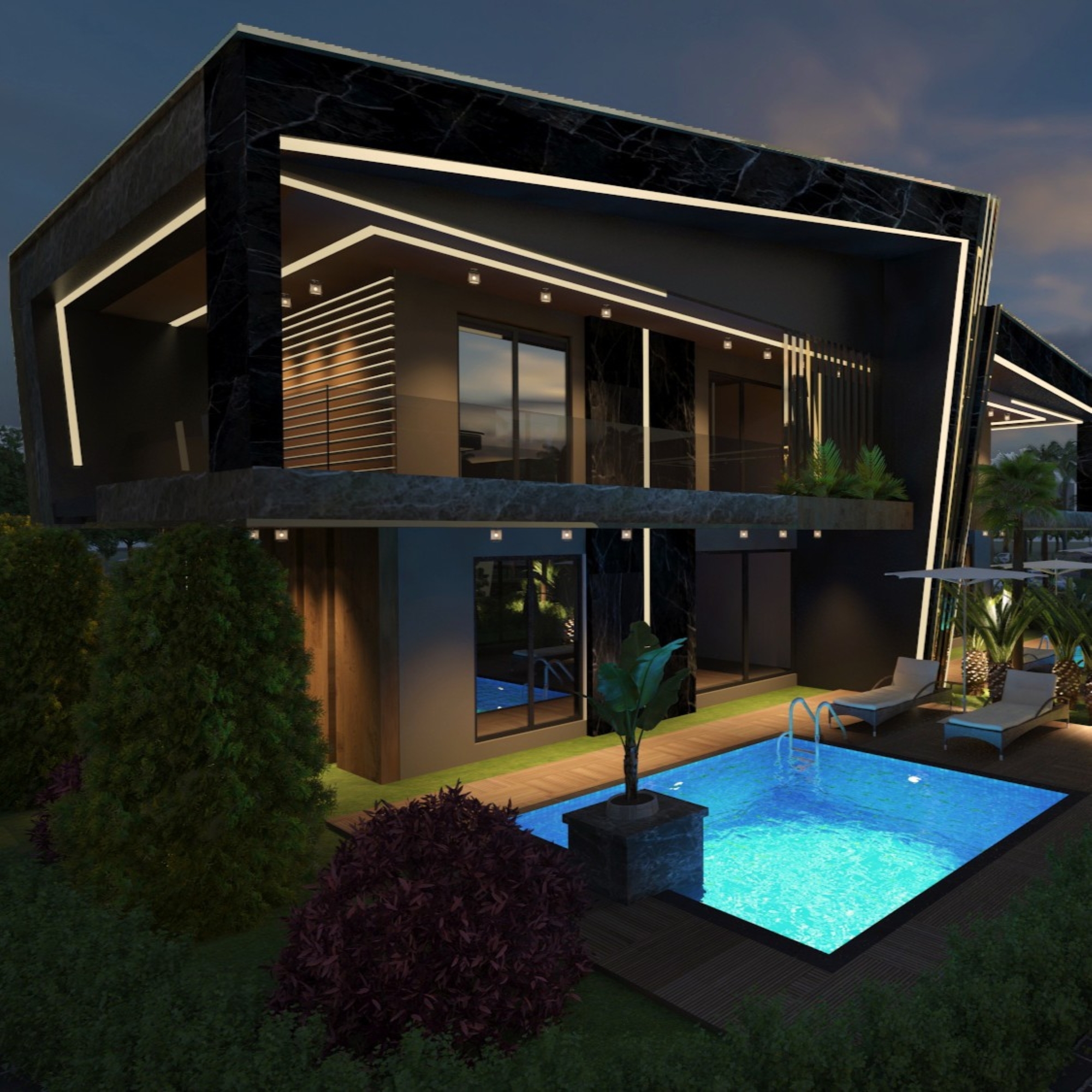 Romslig 4+1 Villa i Antalya - ALTINTAŞ