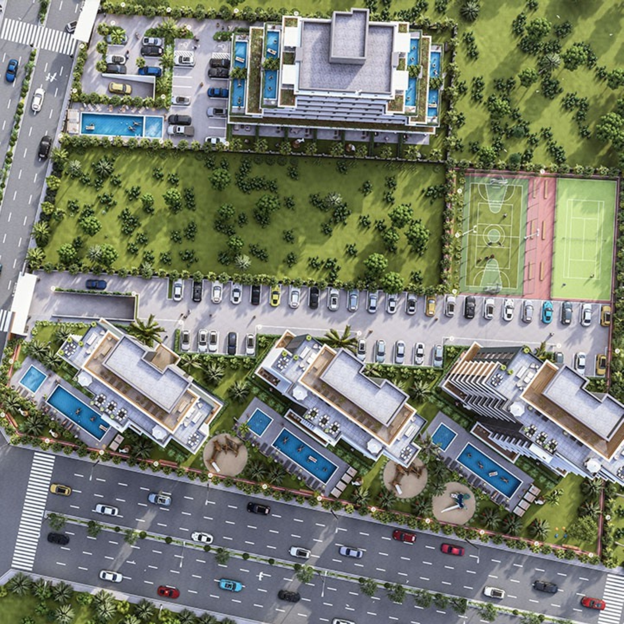 Luxury 2+1 Apartment with Mountain View in ALTINTAŞ