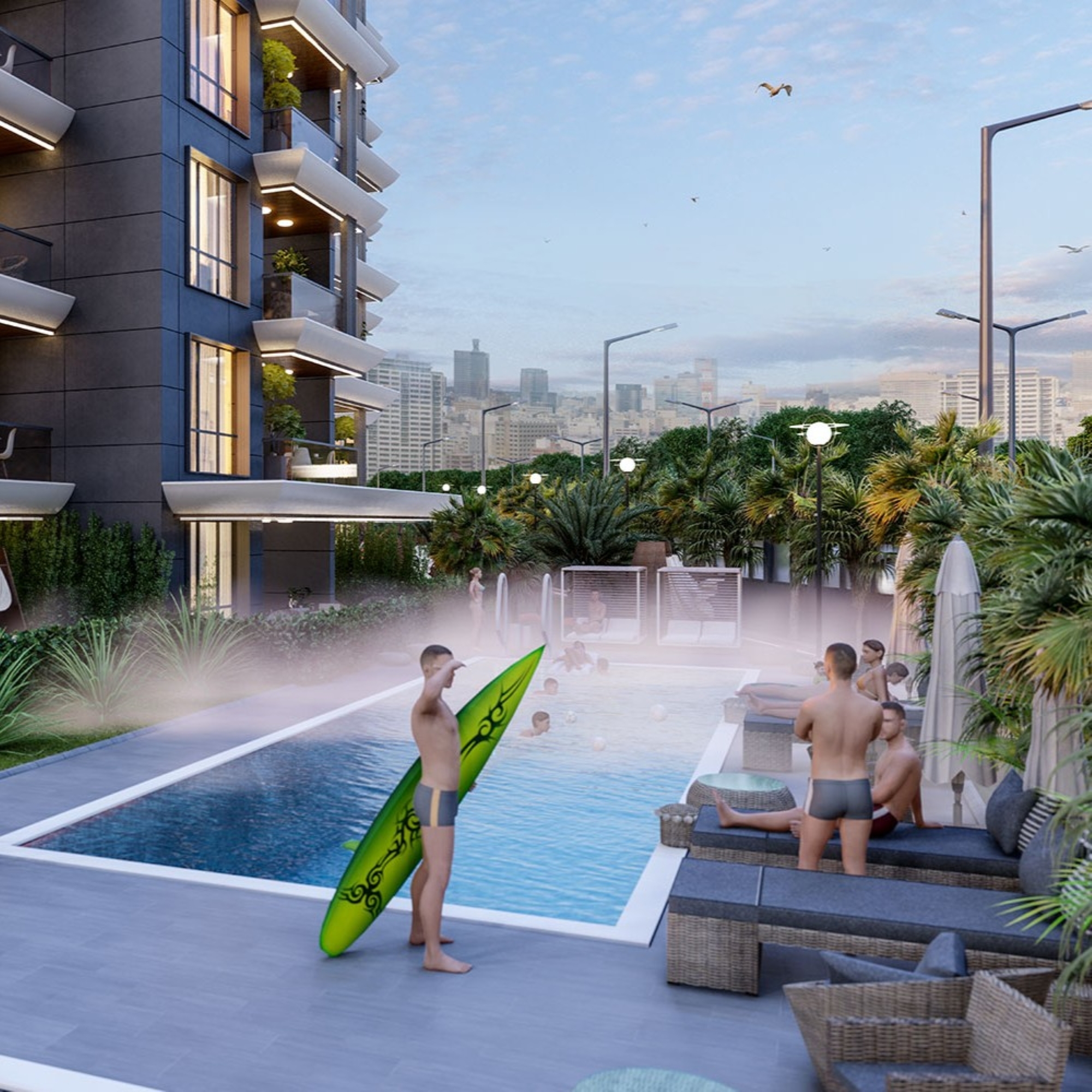 Luxury 2+1 Apartment with Mountain View in ALTINTAŞ