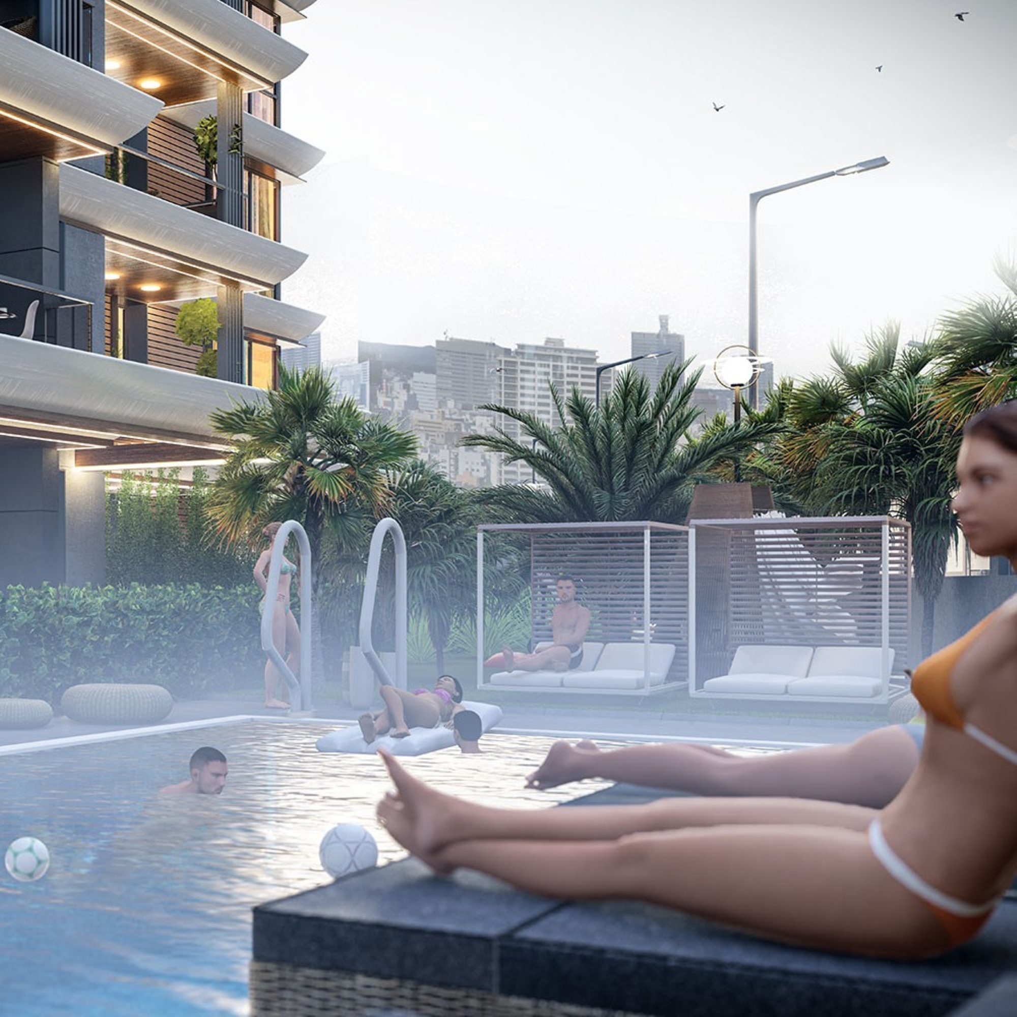 Luxury 2+1 Apartment with Mountain View in ALTINTAŞ