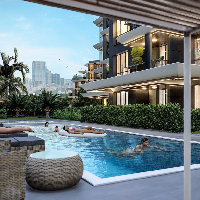 Luxury 2+1 Apartment with Mountain View in ALTINTAŞ