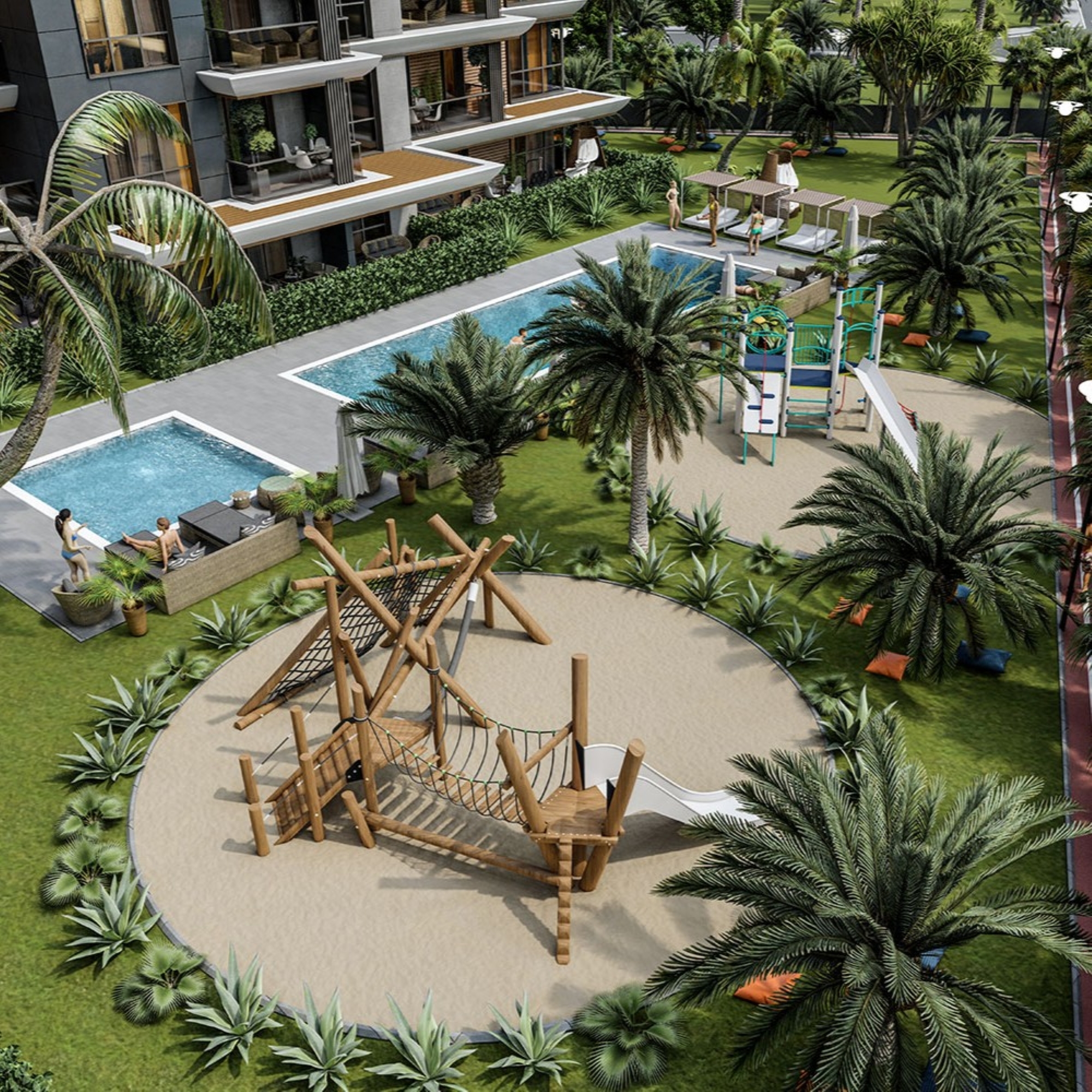 Luxury 2+1 Apartment with Mountain View in ALTINTAŞ