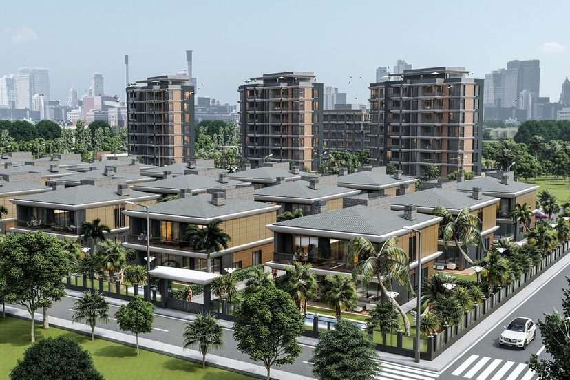 Luxurious 6+1 Mountain View Villa in Antalya - Altintas