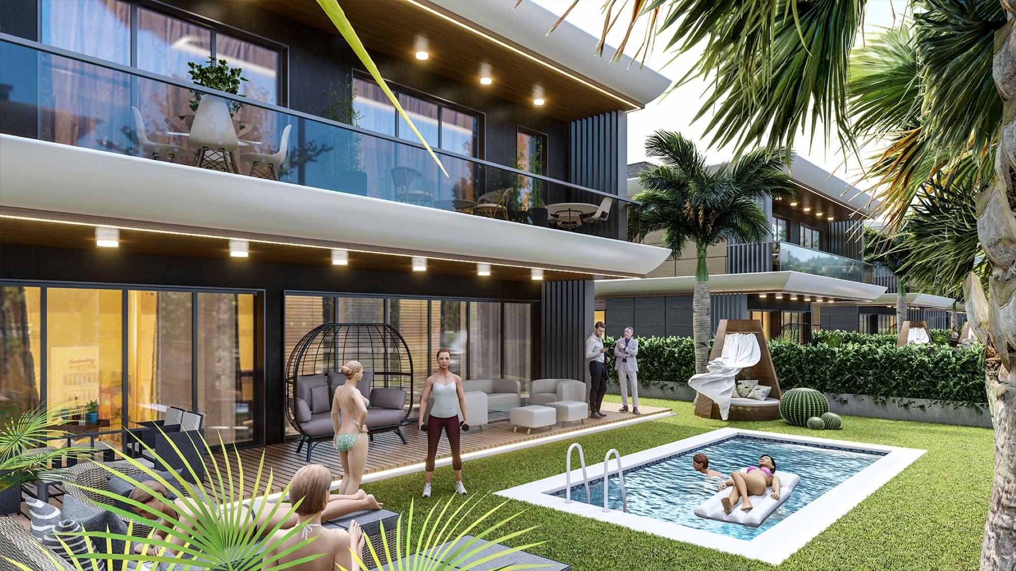 Luxurious 6+1 Mountain View Villa in Antalya - Altintas