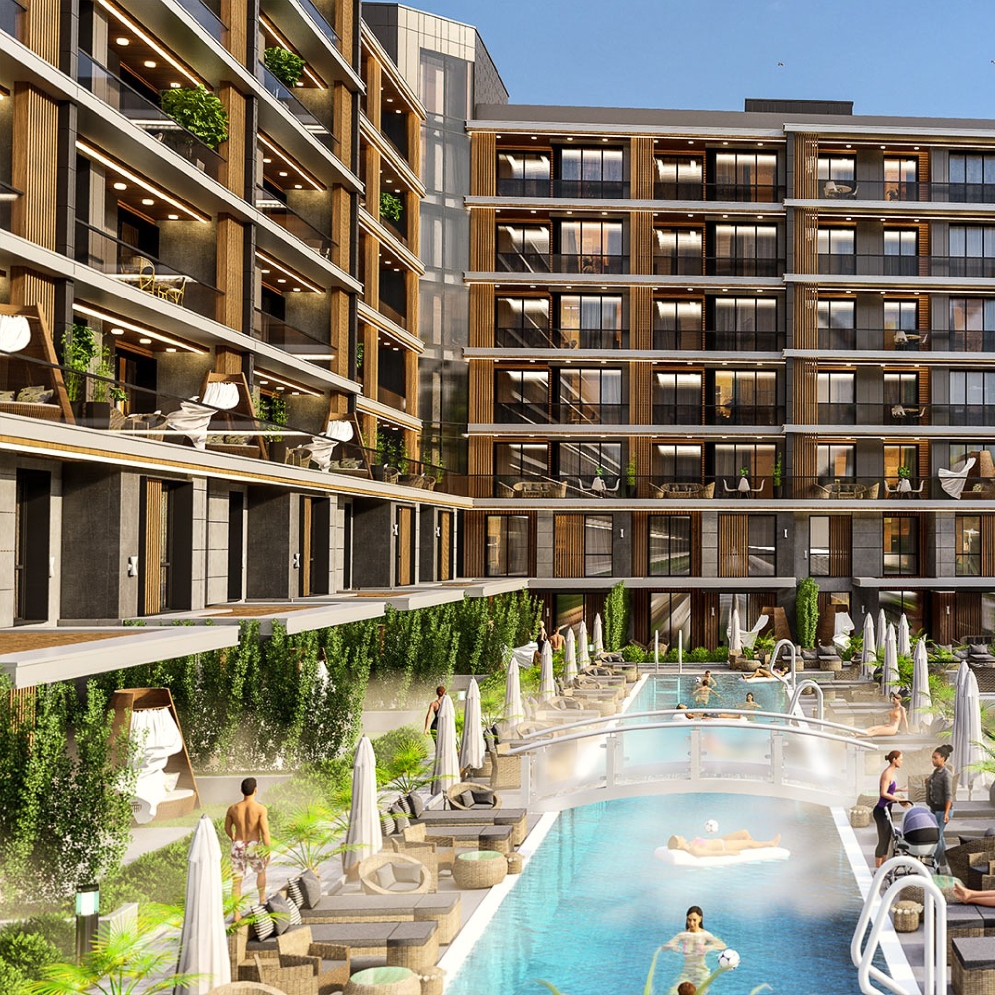 Luxury Mountain View 1+1 Apartment in Altıntaş, Antalya