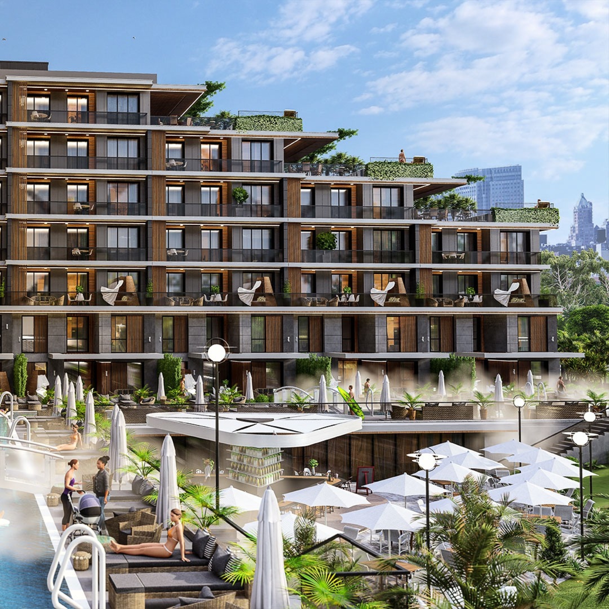 Luxury Mountain View 1+1 Apartment in Altıntaş, Antalya