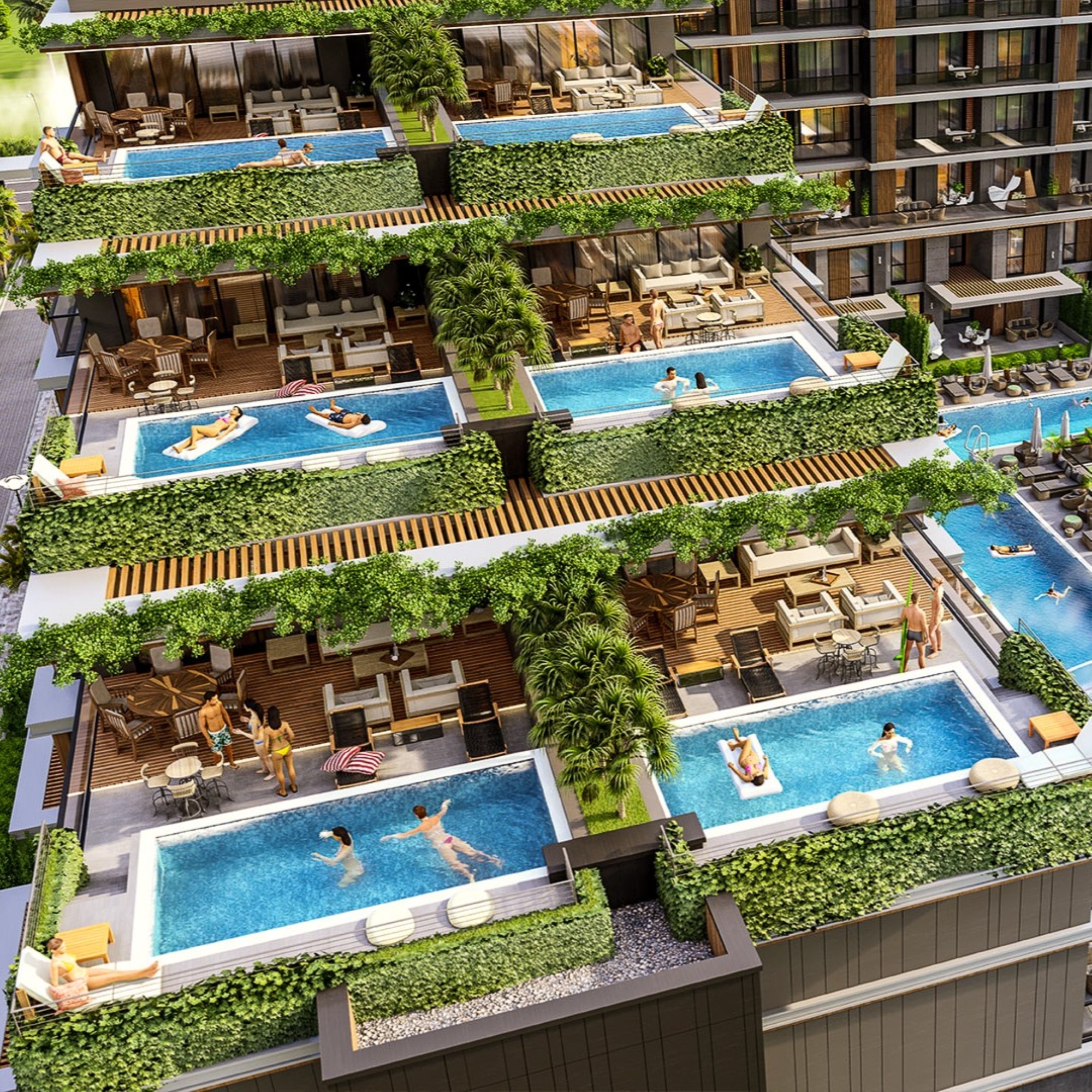 Luxury Mountain View 1+1 Apartment in Altıntaş, Antalya