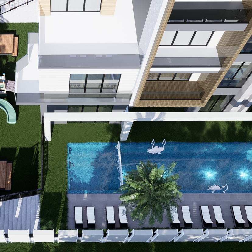 Luxury 1+1 Apartment with Pool in Antalya - ALTINTAS