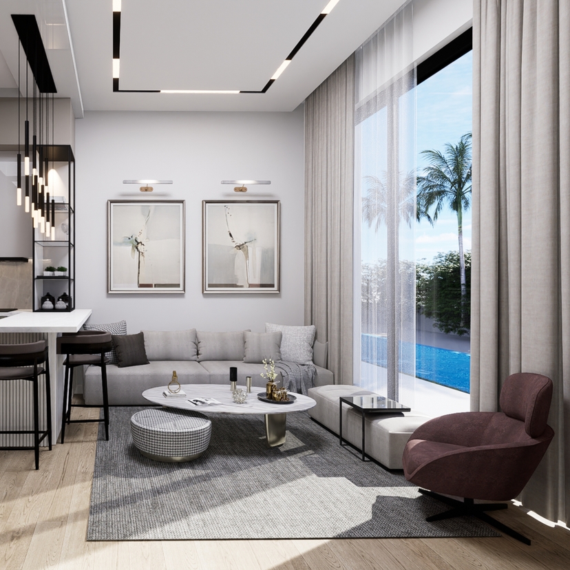 Luxury 1+1 Apartment with Pool in Antalya - ALTINTAS
