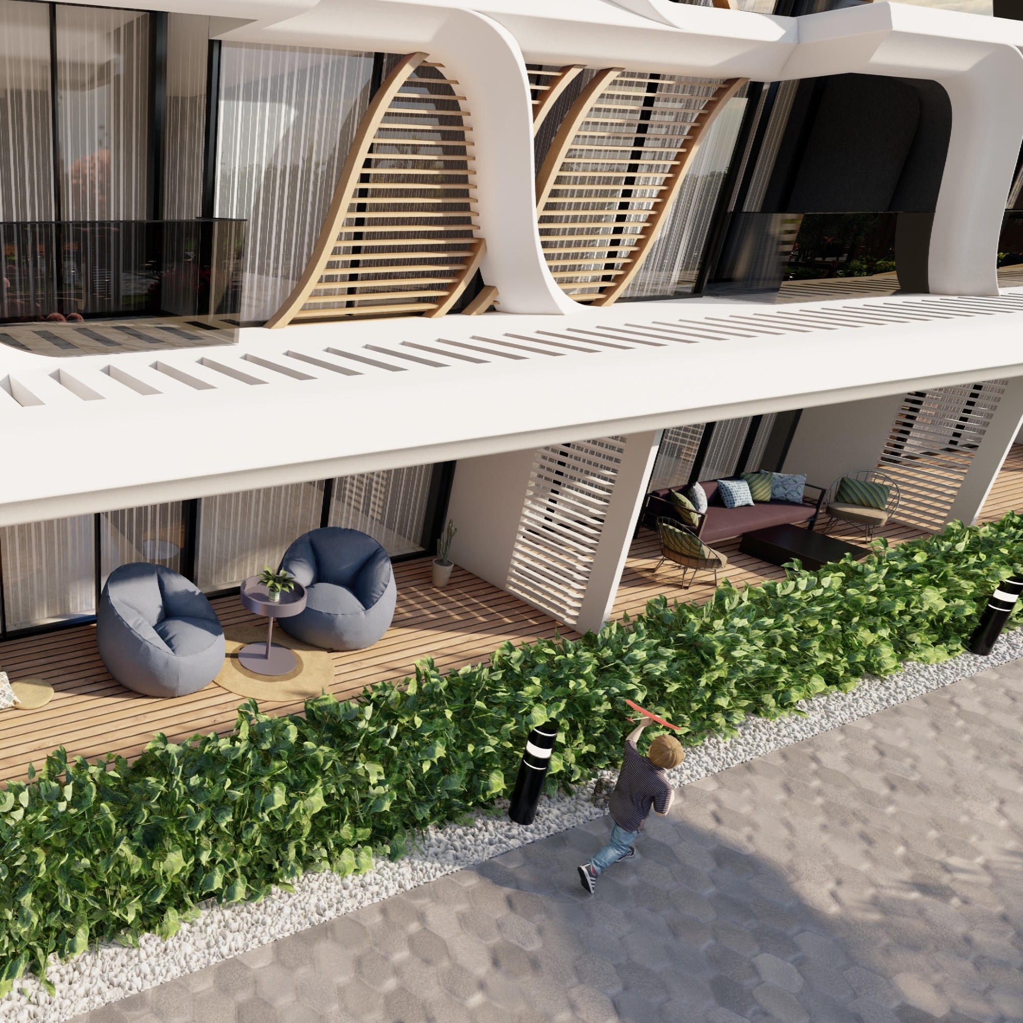 Luxuriöses Bergblick 2+1 Gartenwohnung mit Pool in Antalya - ALTINTAŞ