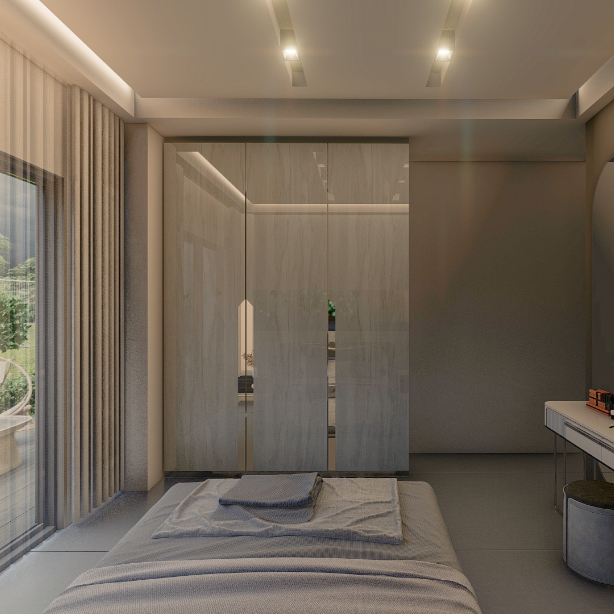 Luxuriöses Bergblick 2+1 Gartenwohnung mit Pool in Antalya - ALTINTAŞ