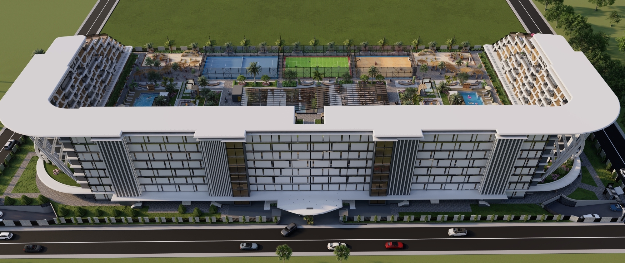 Luksus 3+1 Haveetage med Bjergudsigt i Antalya - ALTINTAŞ