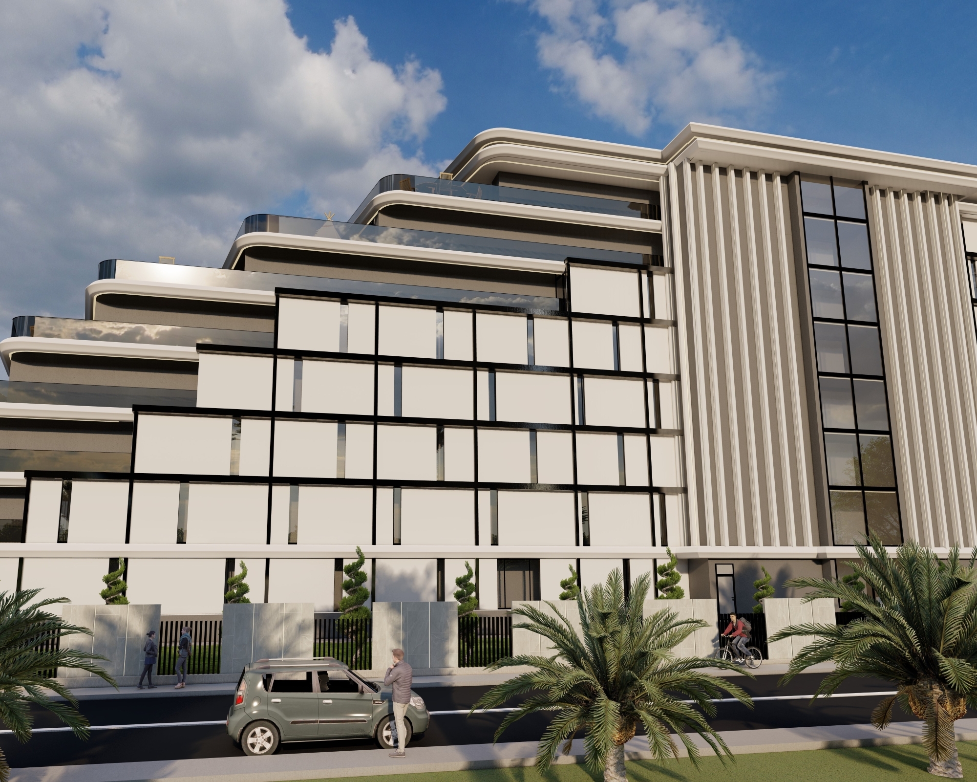 Luksus 3+1 Haveetage med Bjergudsigt i Antalya - ALTINTAŞ