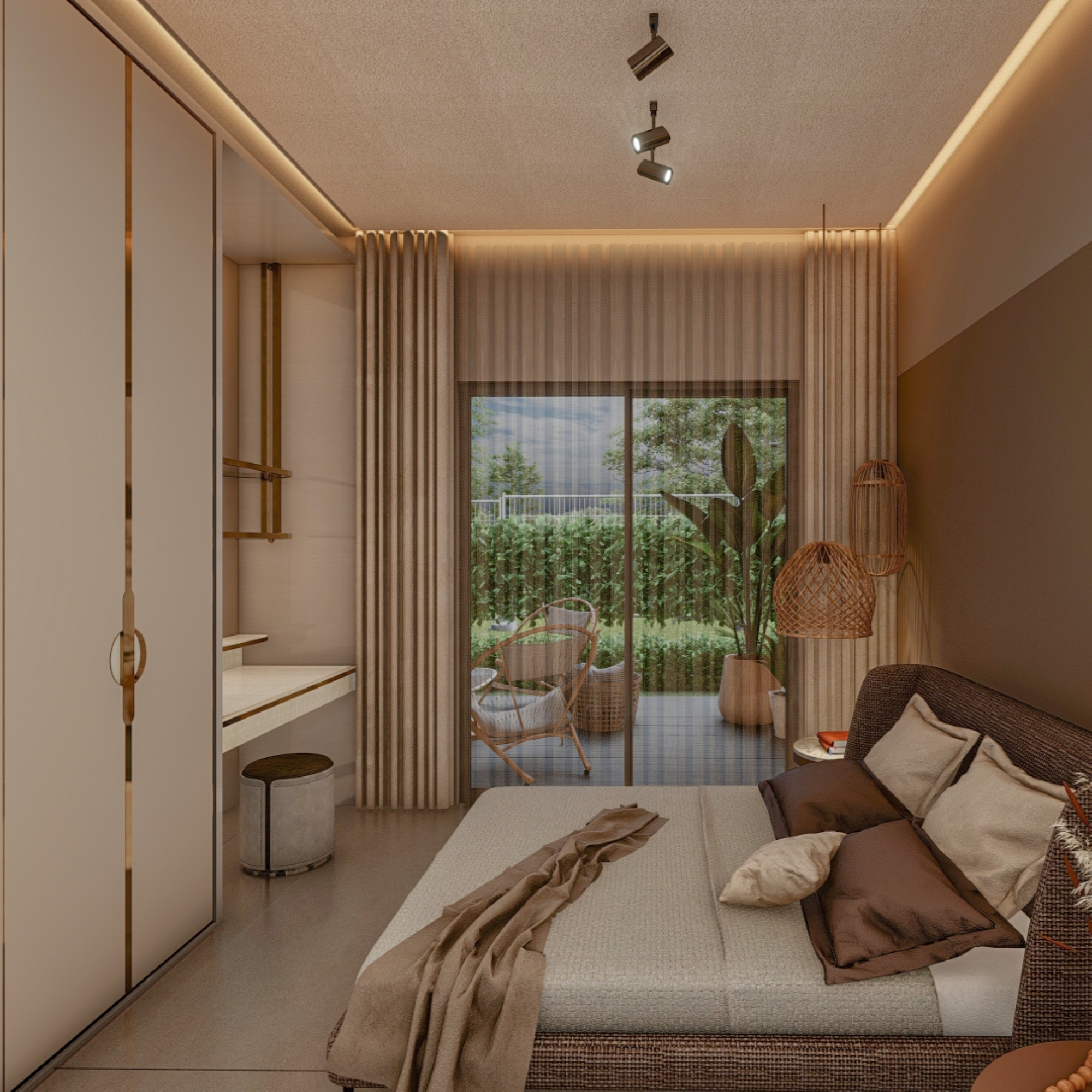 Luksus 3+1 Haveetage med Bjergudsigt i Antalya - ALTINTAŞ