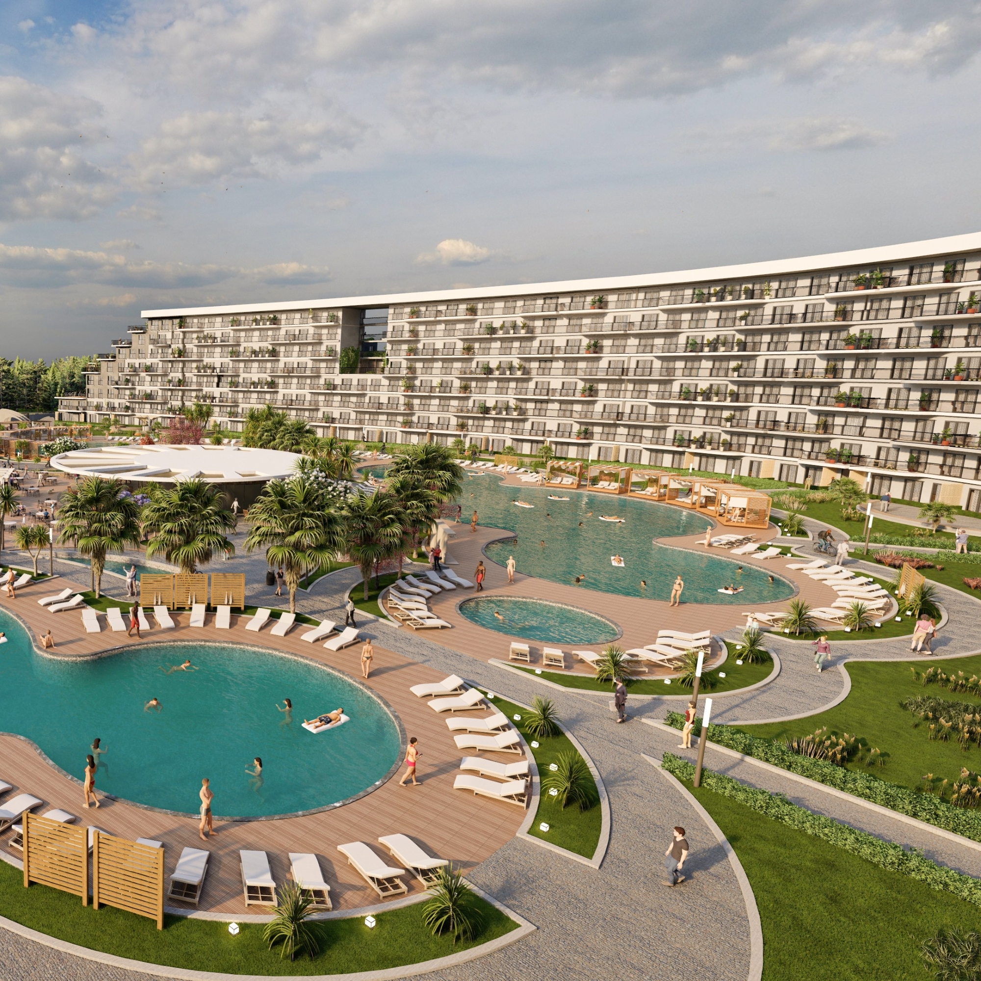 Luxuriöses 1+1 Apartment mit Bergblick in ALTINTAŞ