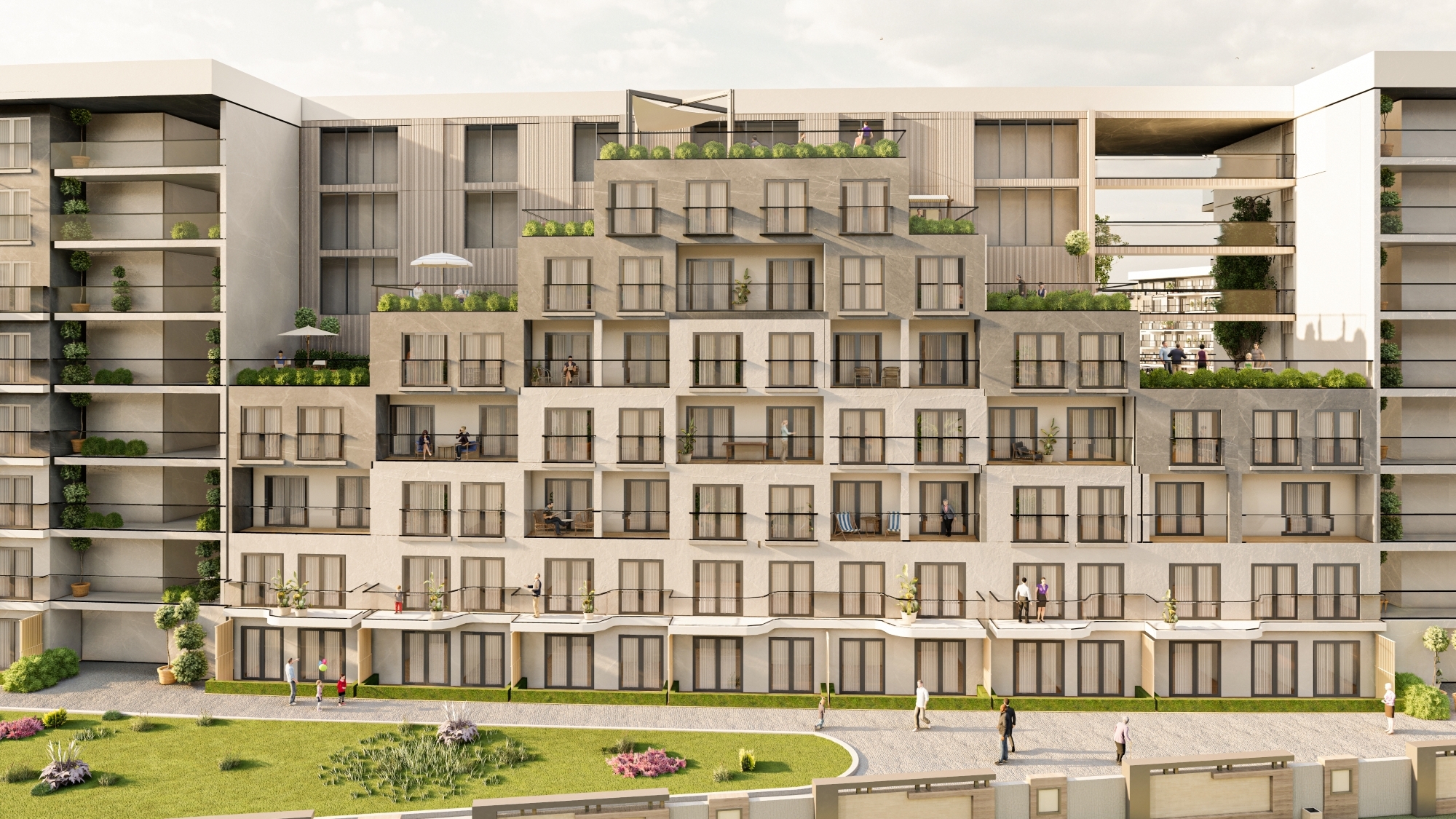 Luxuriöses 1+1 Apartment mit Bergblick in ALTINTAŞ