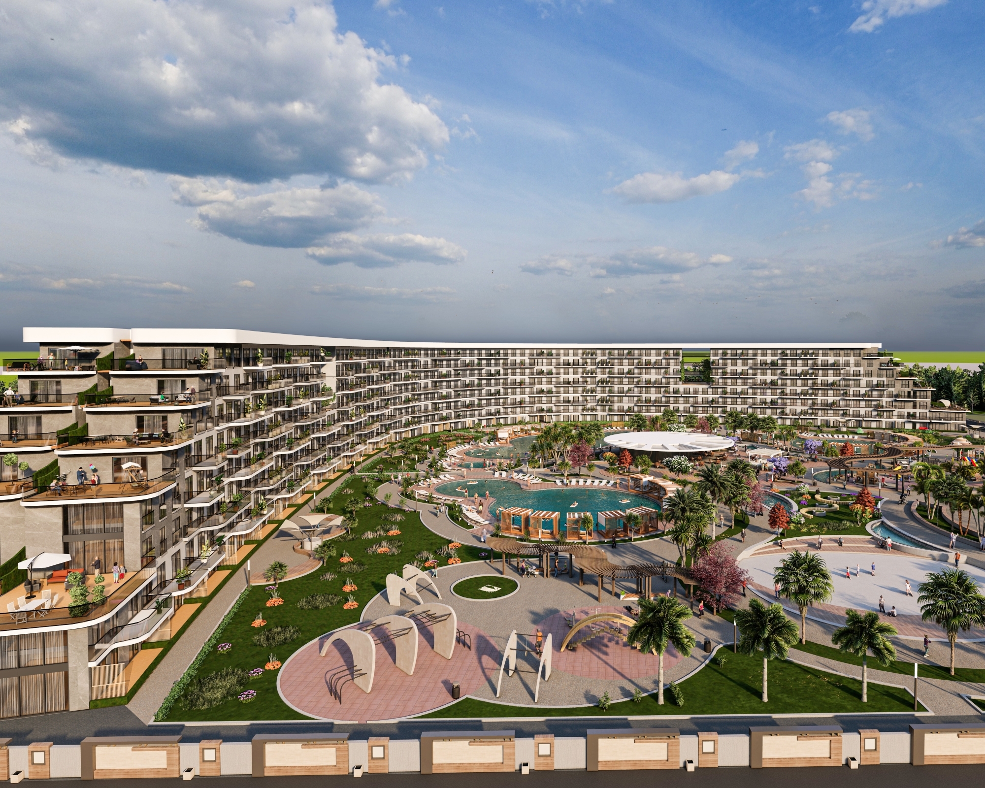 Luxuriöses 1+1 Apartment mit Bergblick in ALTINTAŞ