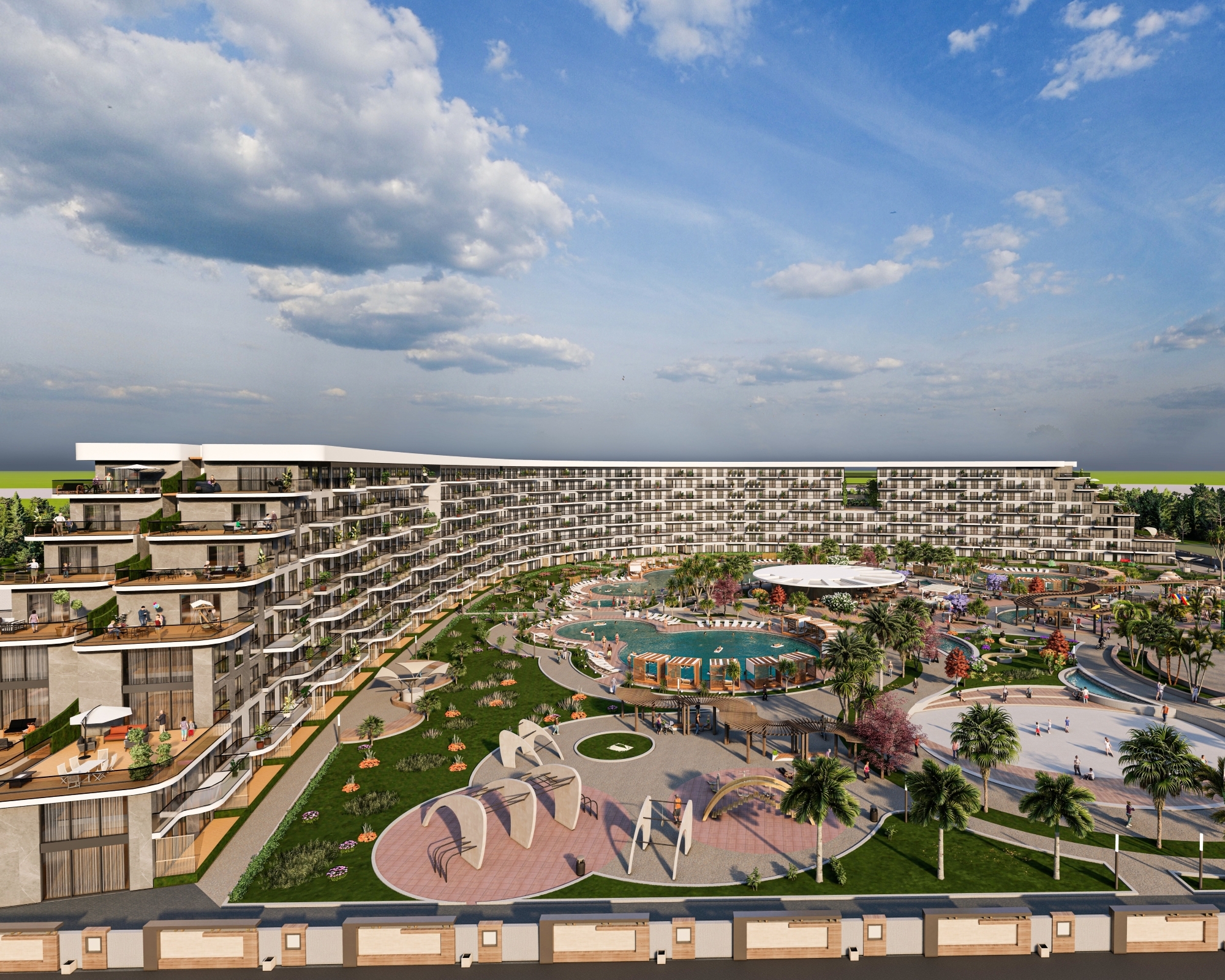 Luxuriöses 1+1 Apartment mit Bergblick in ALTINTAŞ