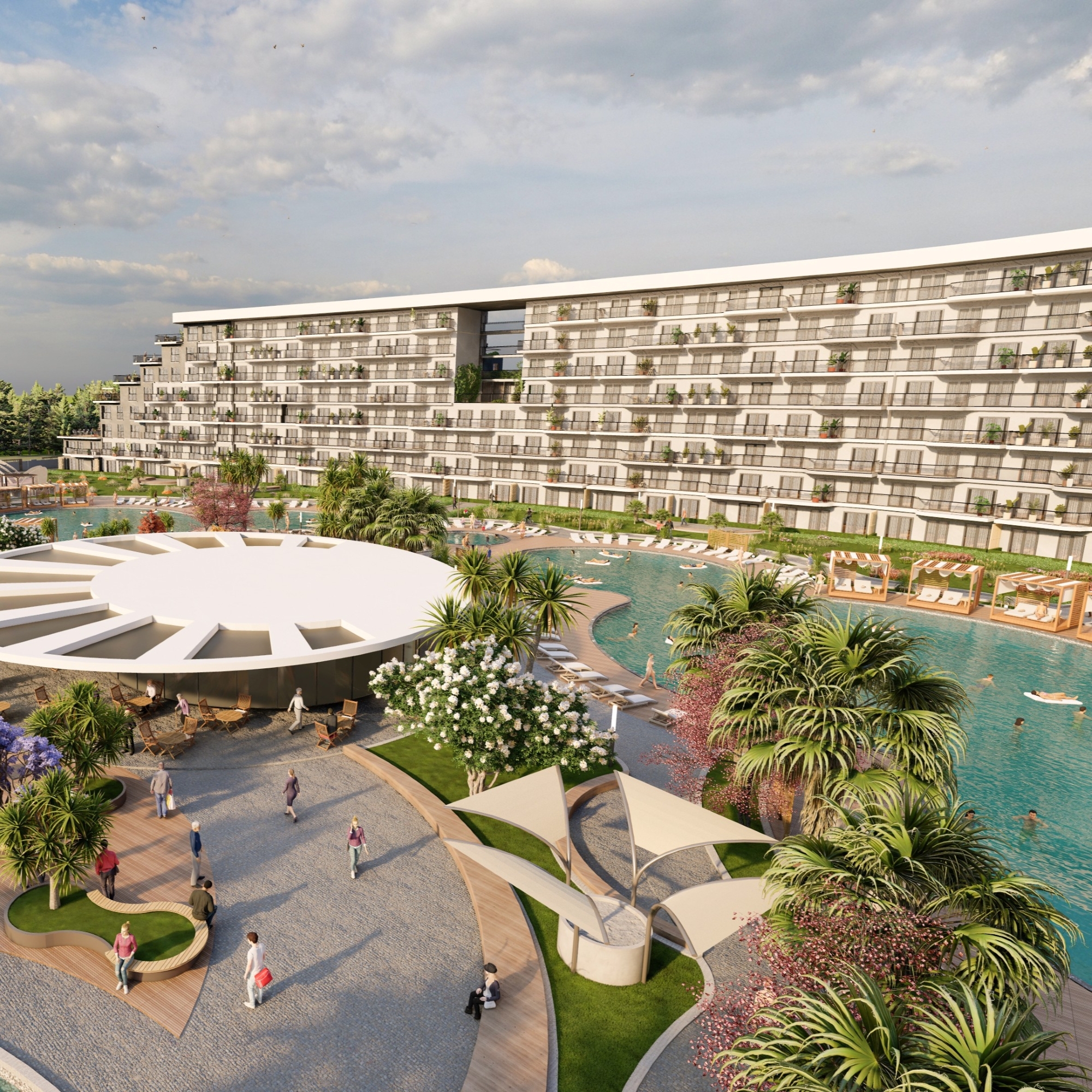 Luxuriöses 1+1 Apartment mit Bergblick in ALTINTAŞ