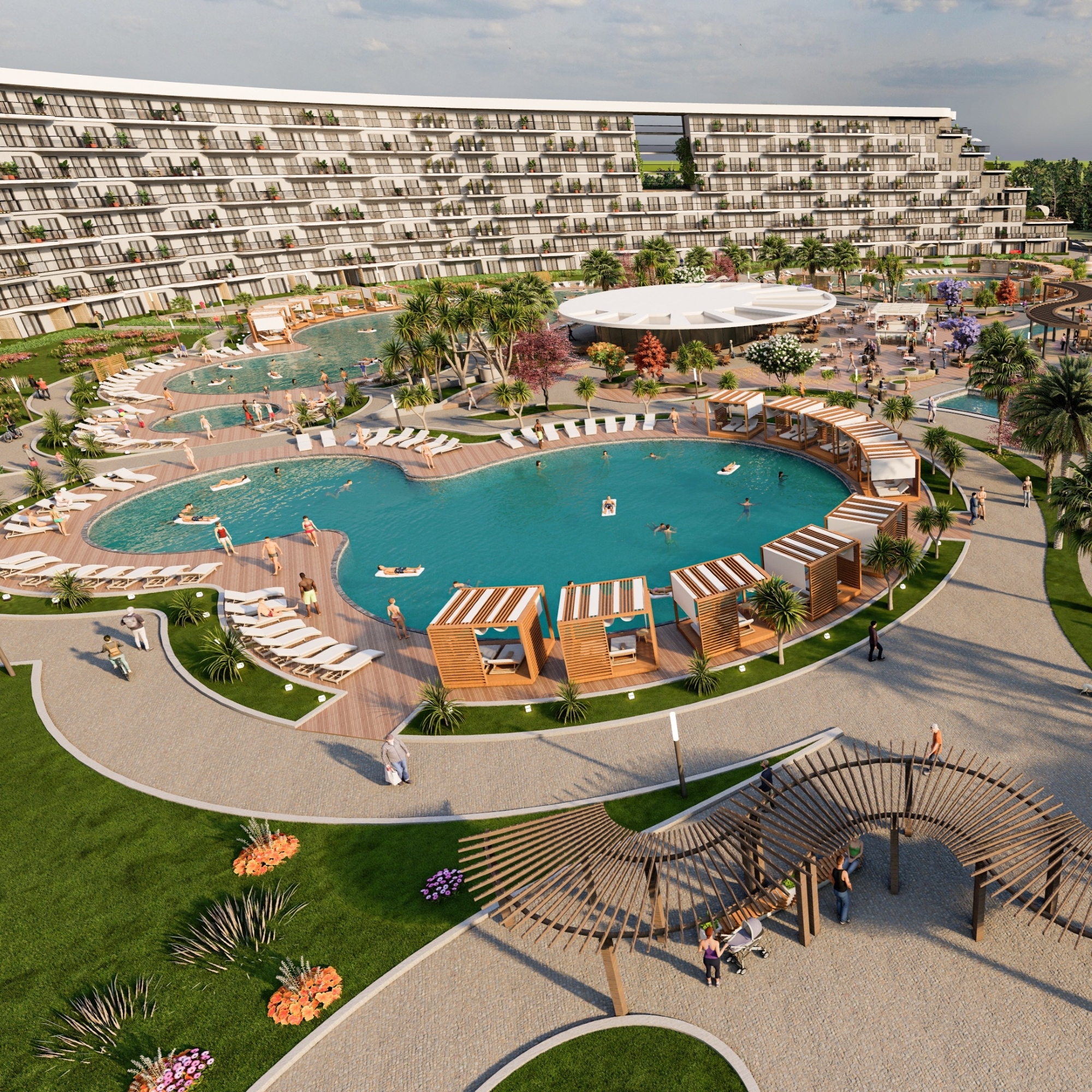 Luxuriöses 1+1 Apartment mit Bergblick in ALTINTAŞ