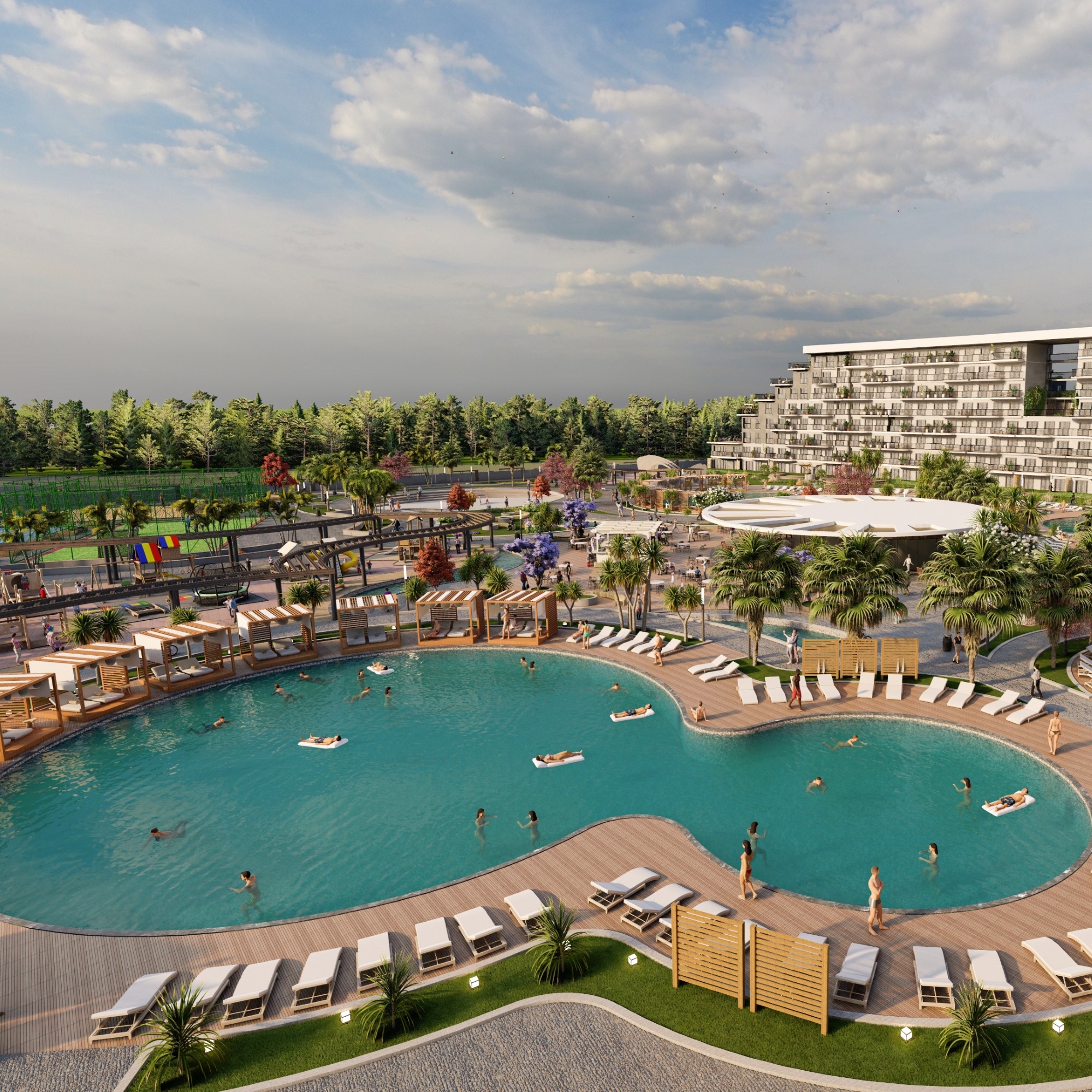 Luxuriöses 1+1 Apartment mit Bergblick in ALTINTAŞ