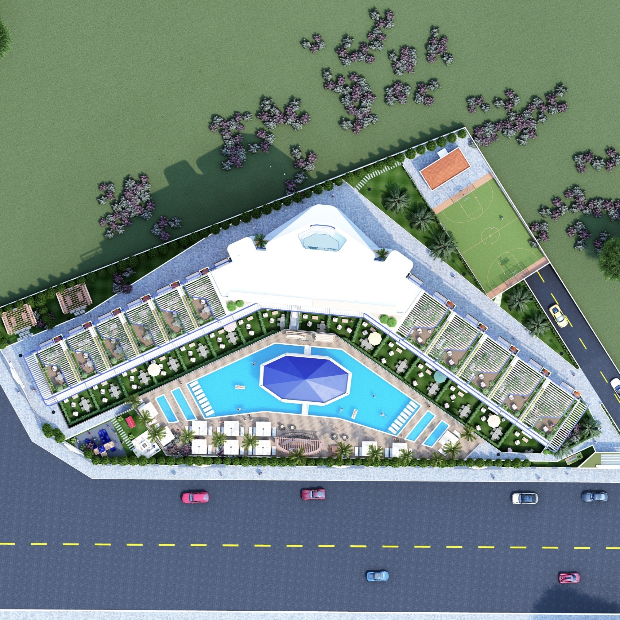 Luxury 1+1 Apartment with Mountain View in ALTINTAŞ