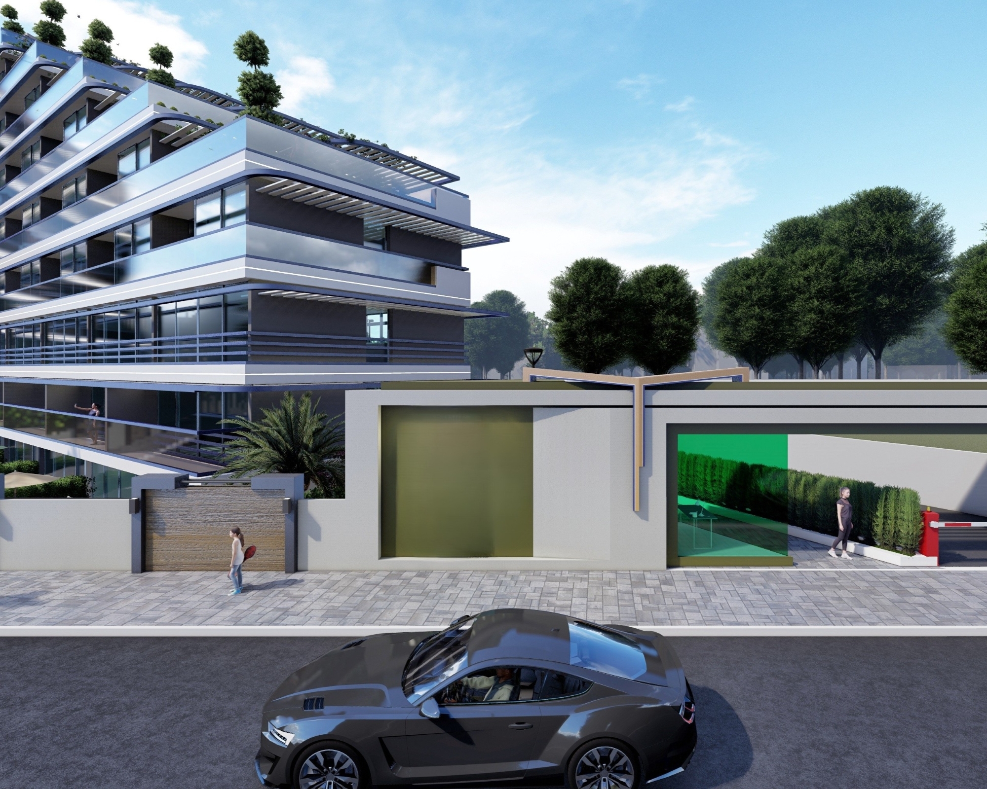 Luxury 1+1 Apartment with Mountain View in ALTINTAŞ