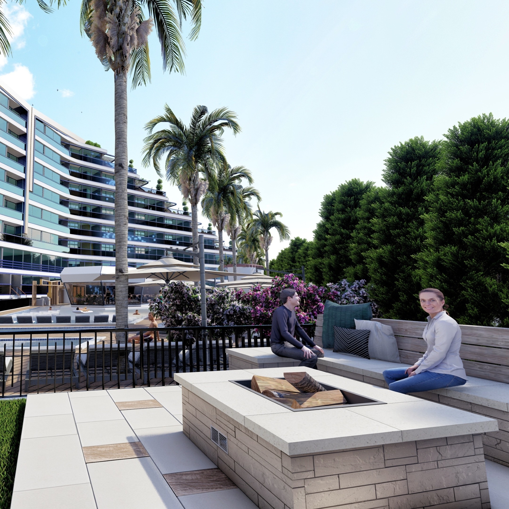 Luxury 1+1 Apartment with Mountain View in ALTINTAŞ