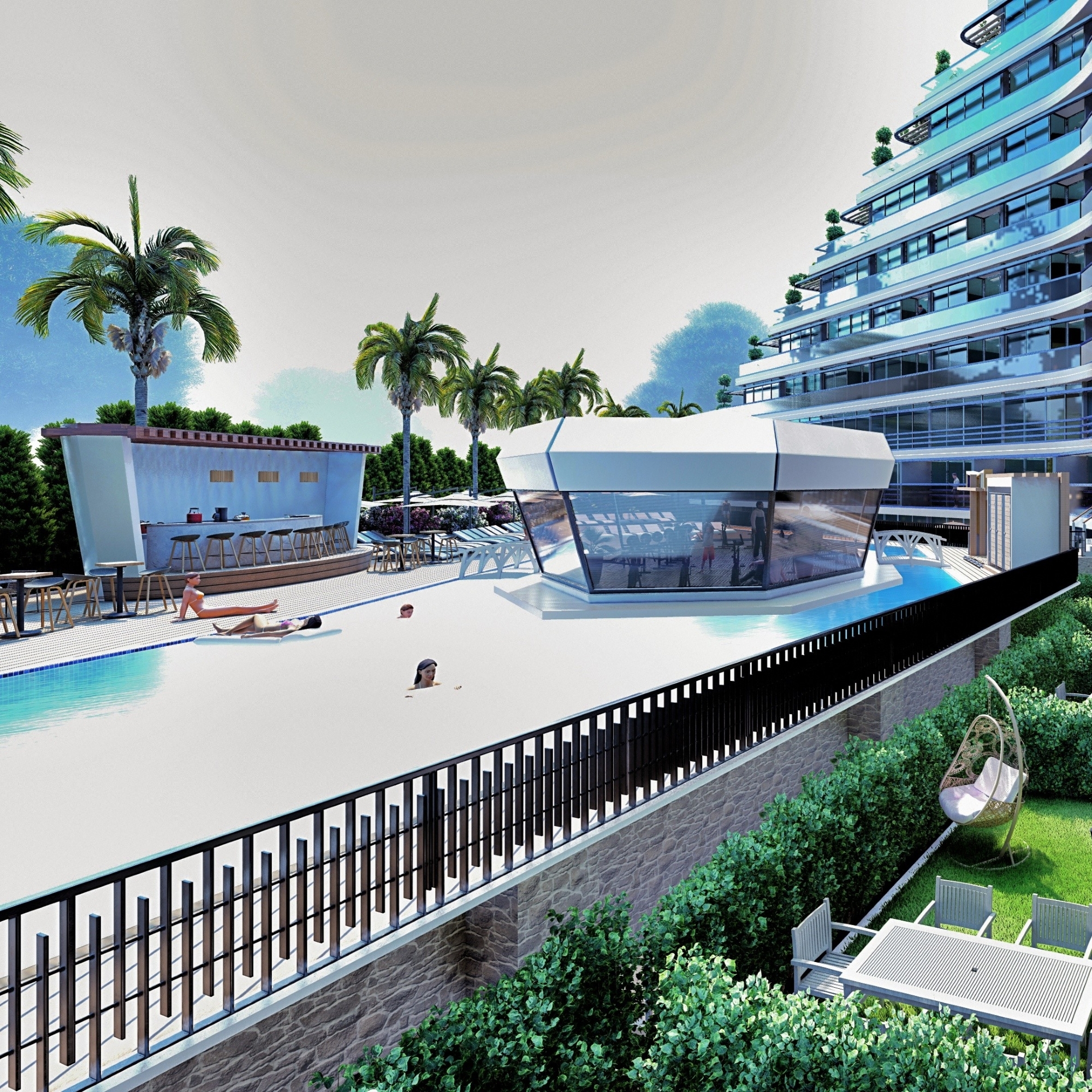 Luxury 1+1 Apartment with Mountain View in ALTINTAŞ