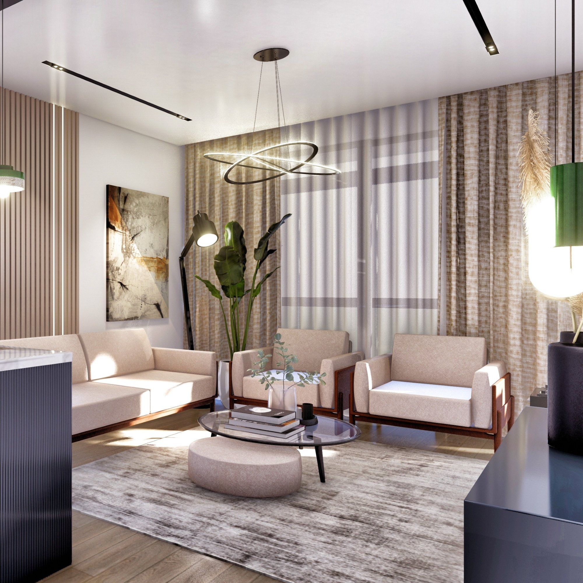Luxury 1+1 Apartment with Mountain View in ALTINTAŞ