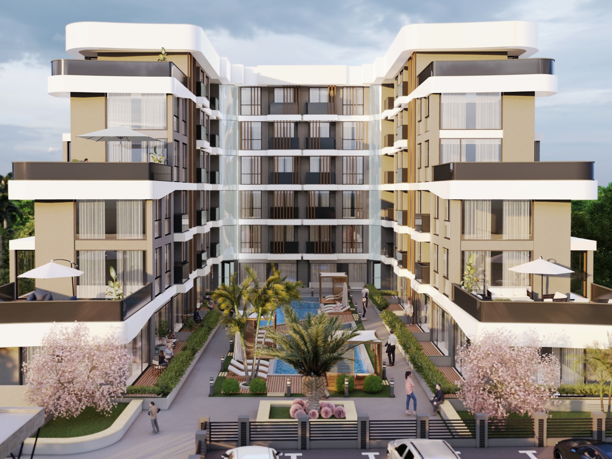 Luksus 1+1 Lejlighed med Pool i ALTINTAŞ
