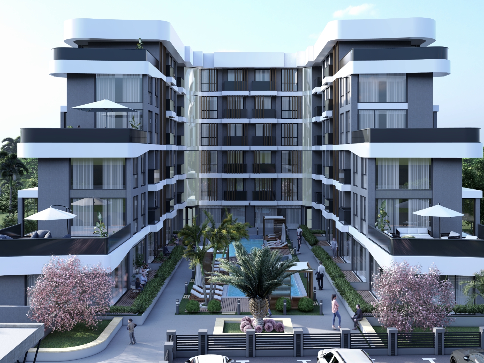Luksus 1+1 Lejlighed med Pool i ALTINTAŞ