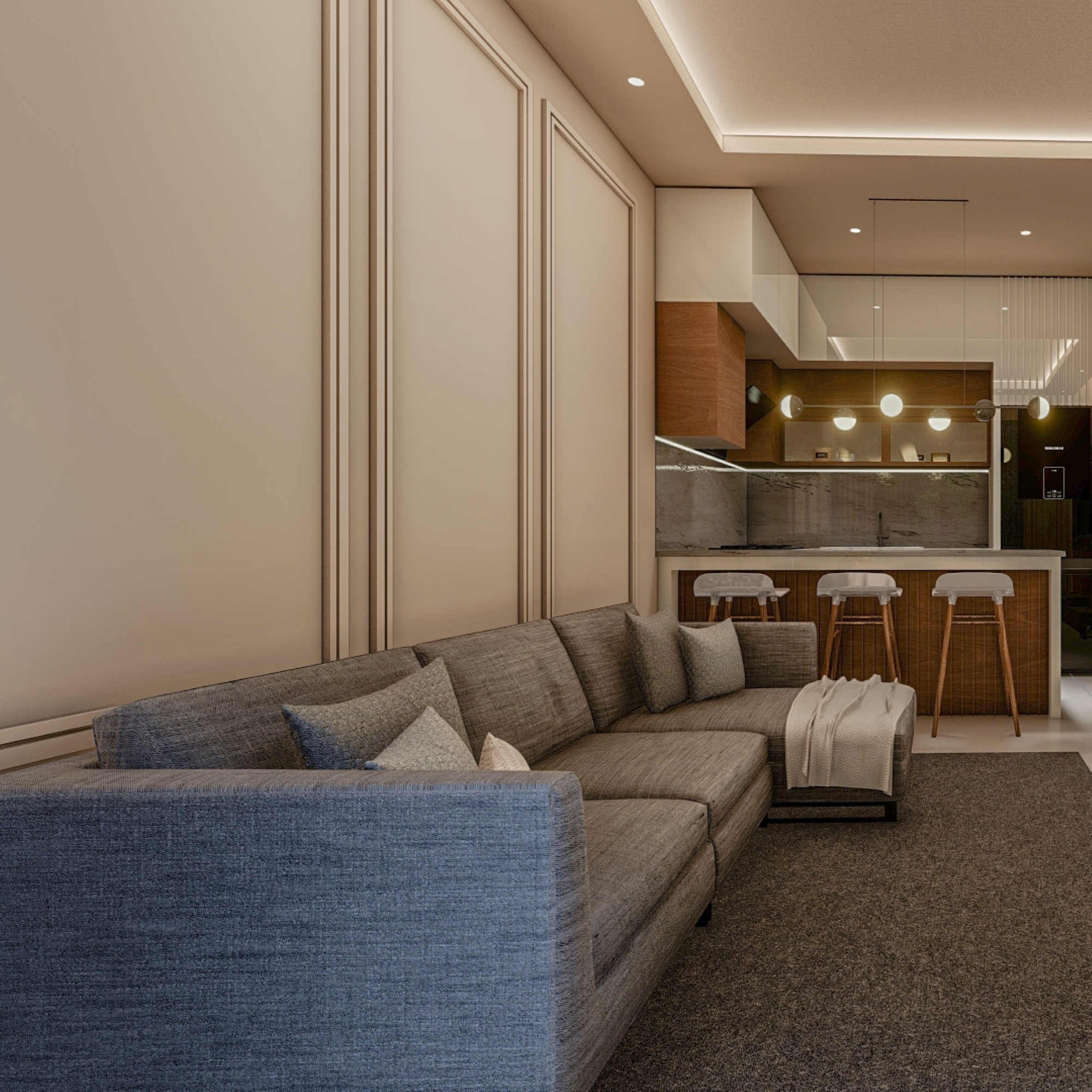 Luksus 1+1 Lejlighed med Pool i ALTINTAŞ