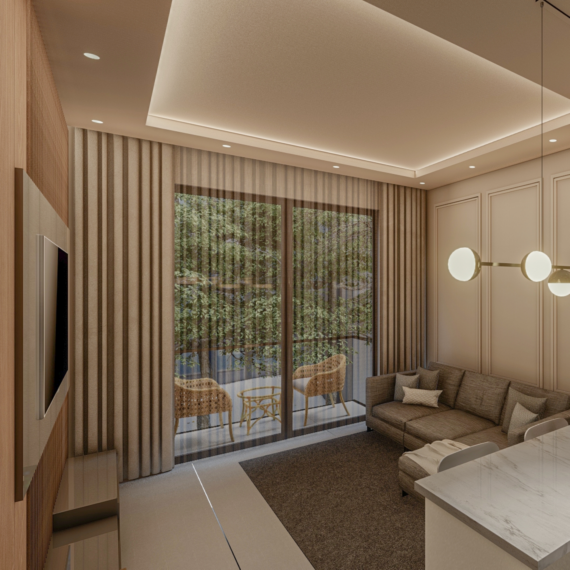 Luksus 1+1 Lejlighed med Pool i ALTINTAŞ