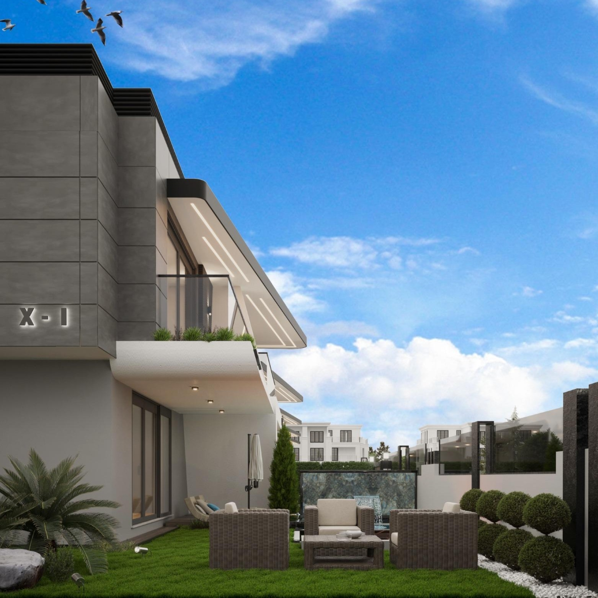 Luxury 3+1 Villa with Mountain View in Antalya - ALTINTAŞ