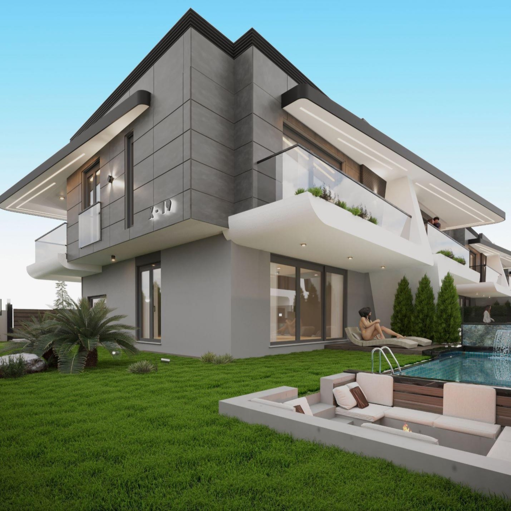 Luxury 3+1 Villa with Mountain View in Antalya - ALTINTAŞ