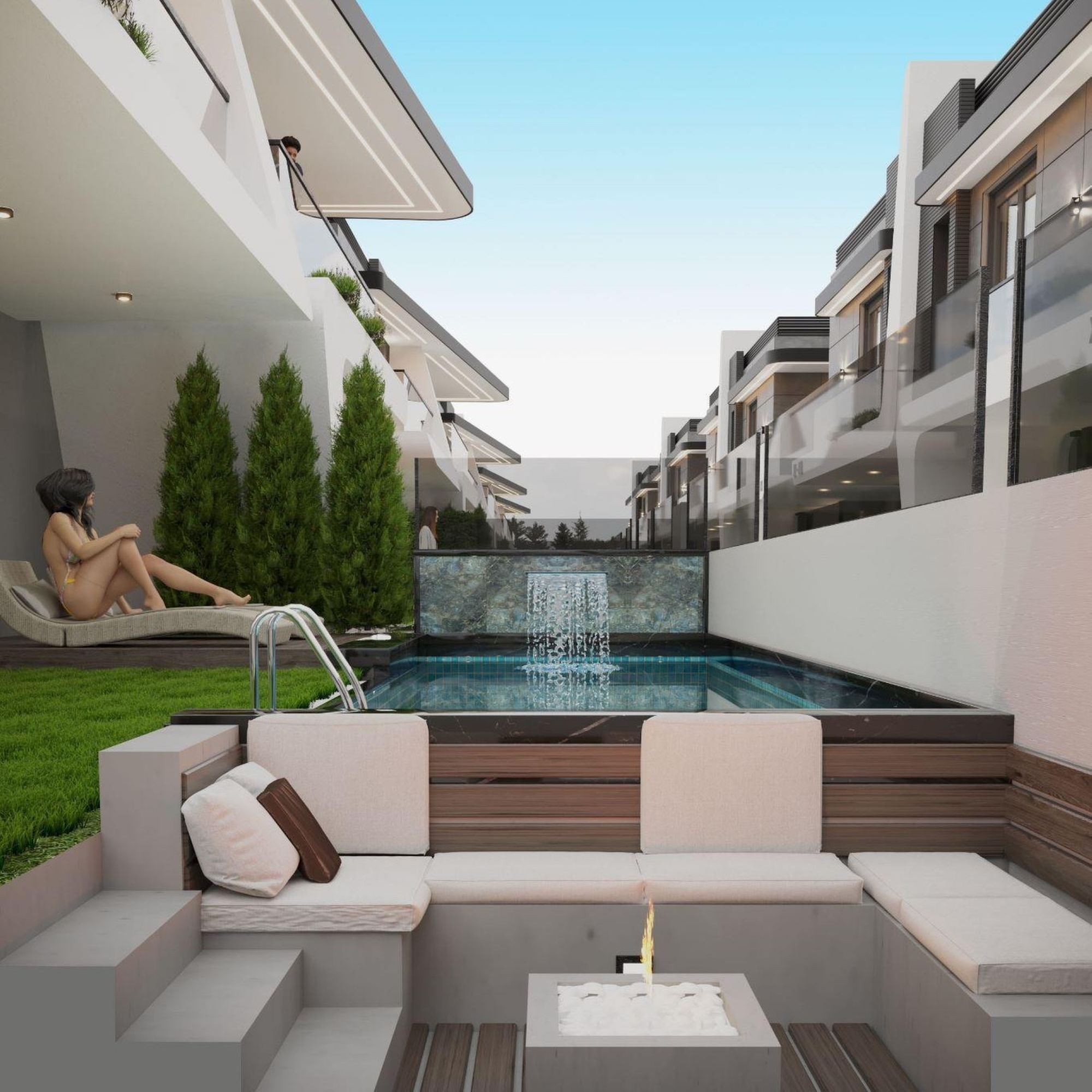 Luxury 3+1 Villa with Mountain View in Antalya - ALTINTAŞ