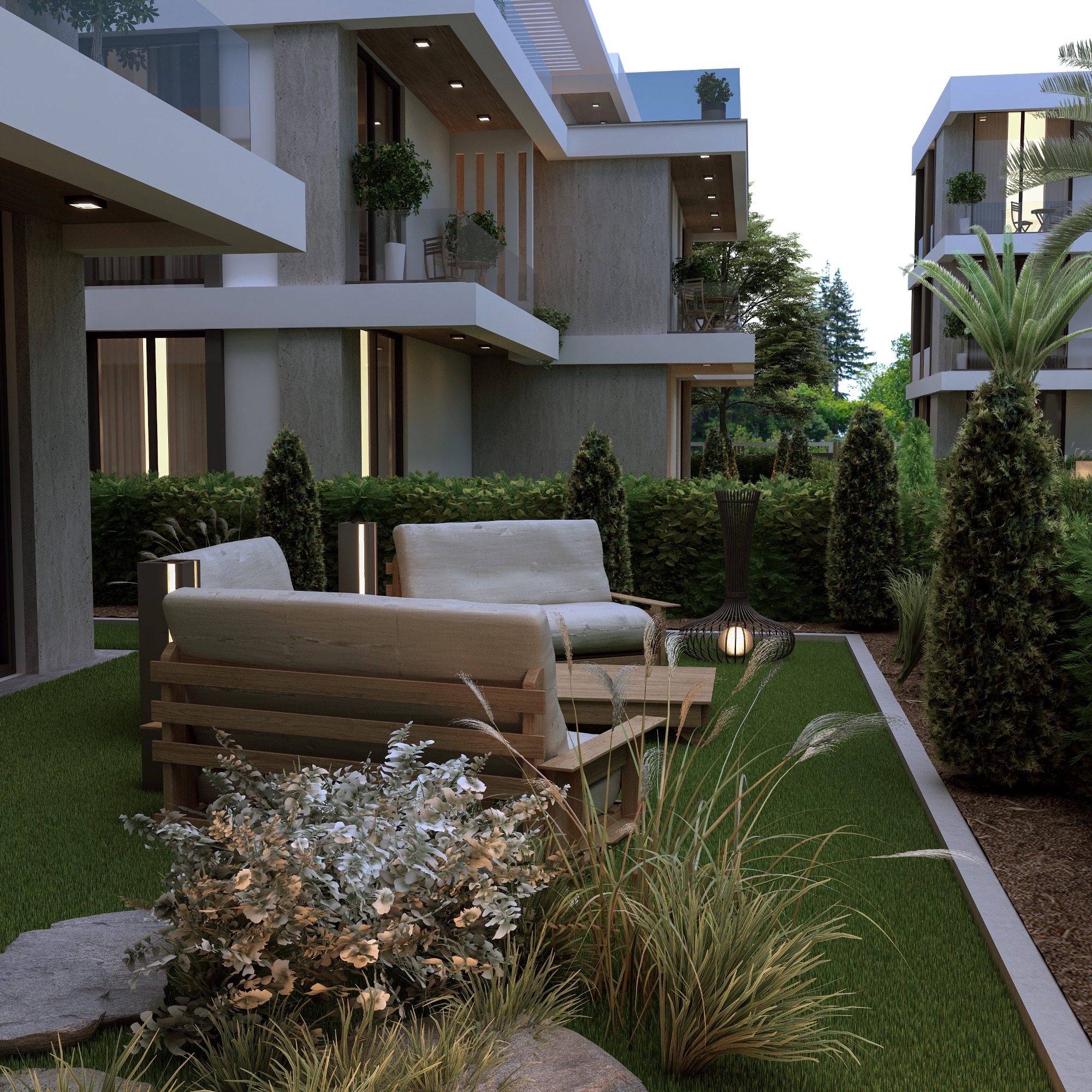 Mountain View 1+1 Apartment mit Pool in Belek