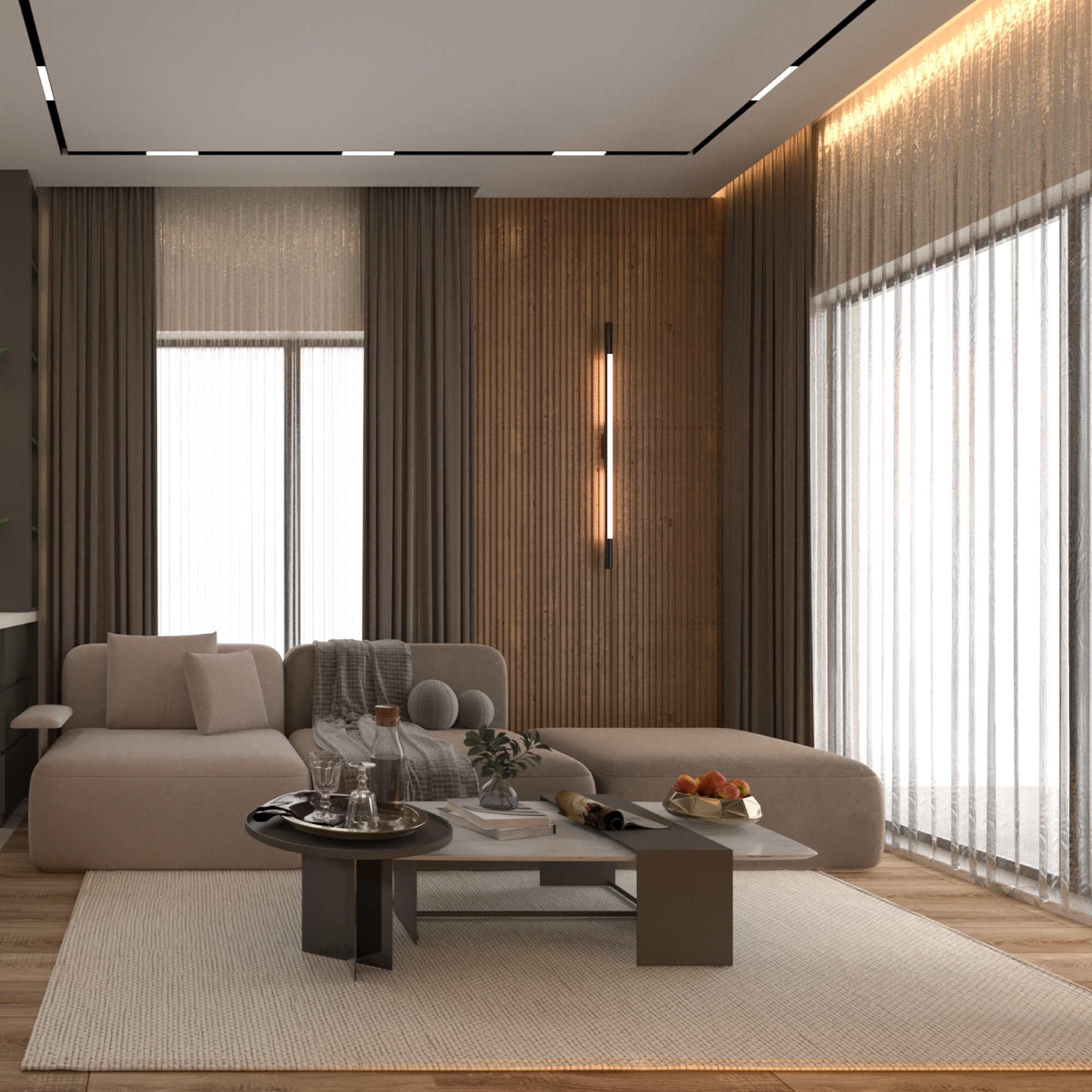 Mountain View 1+1 Apartment mit Pool in Belek