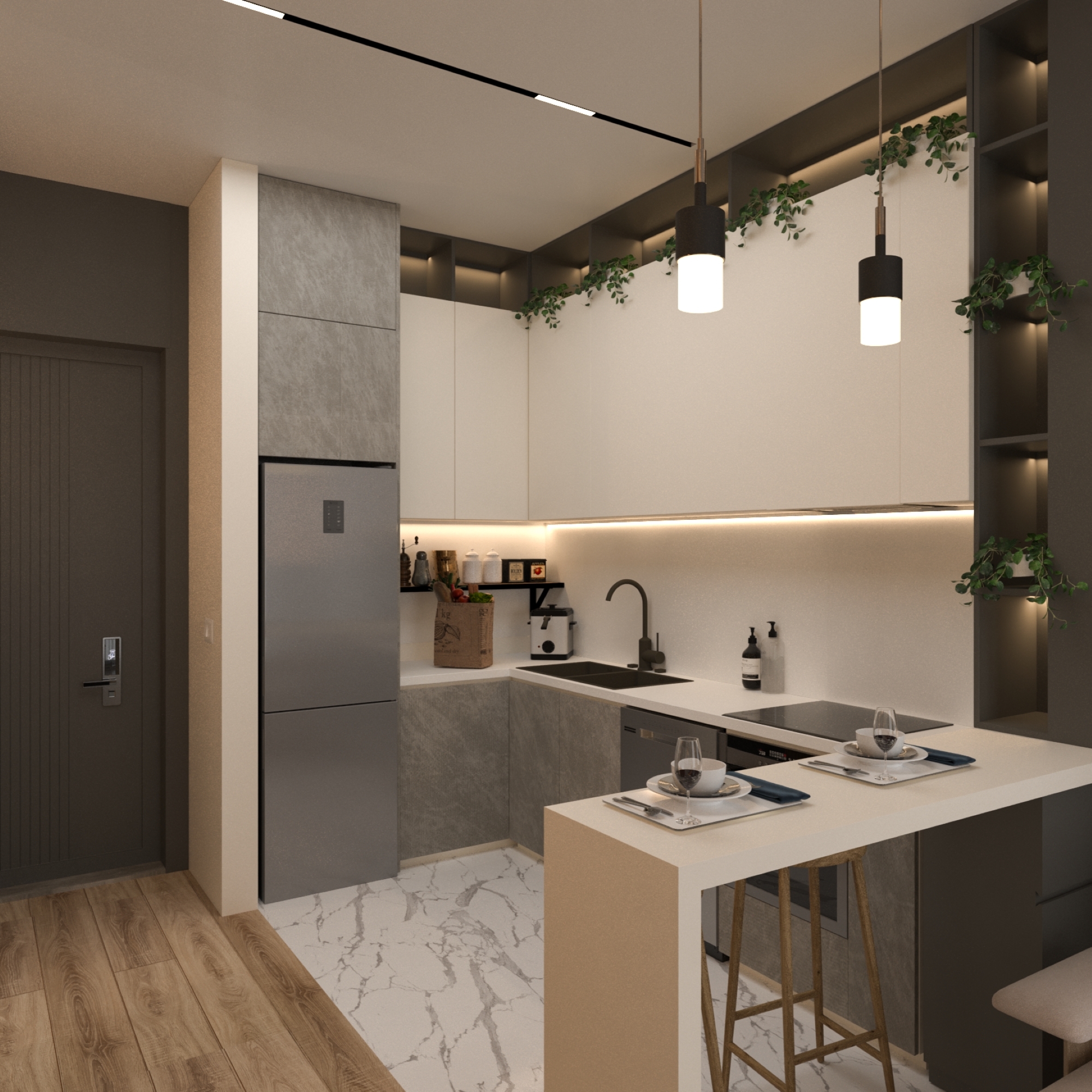 Mountain View 1+1 Apartment mit Pool in Belek