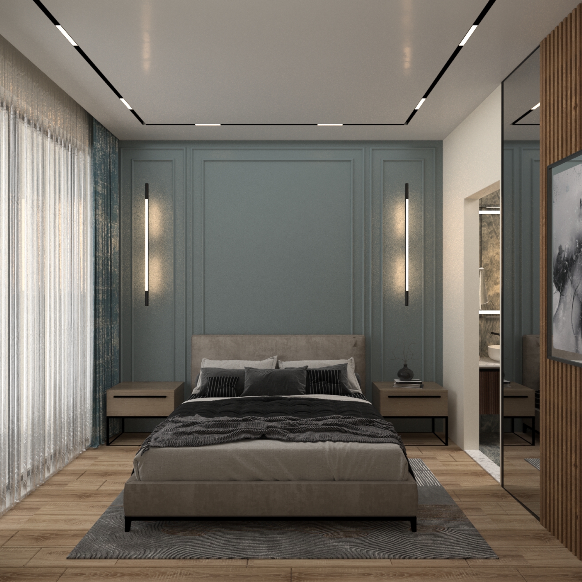 Mountain View 1+1 Apartment mit Pool in Belek