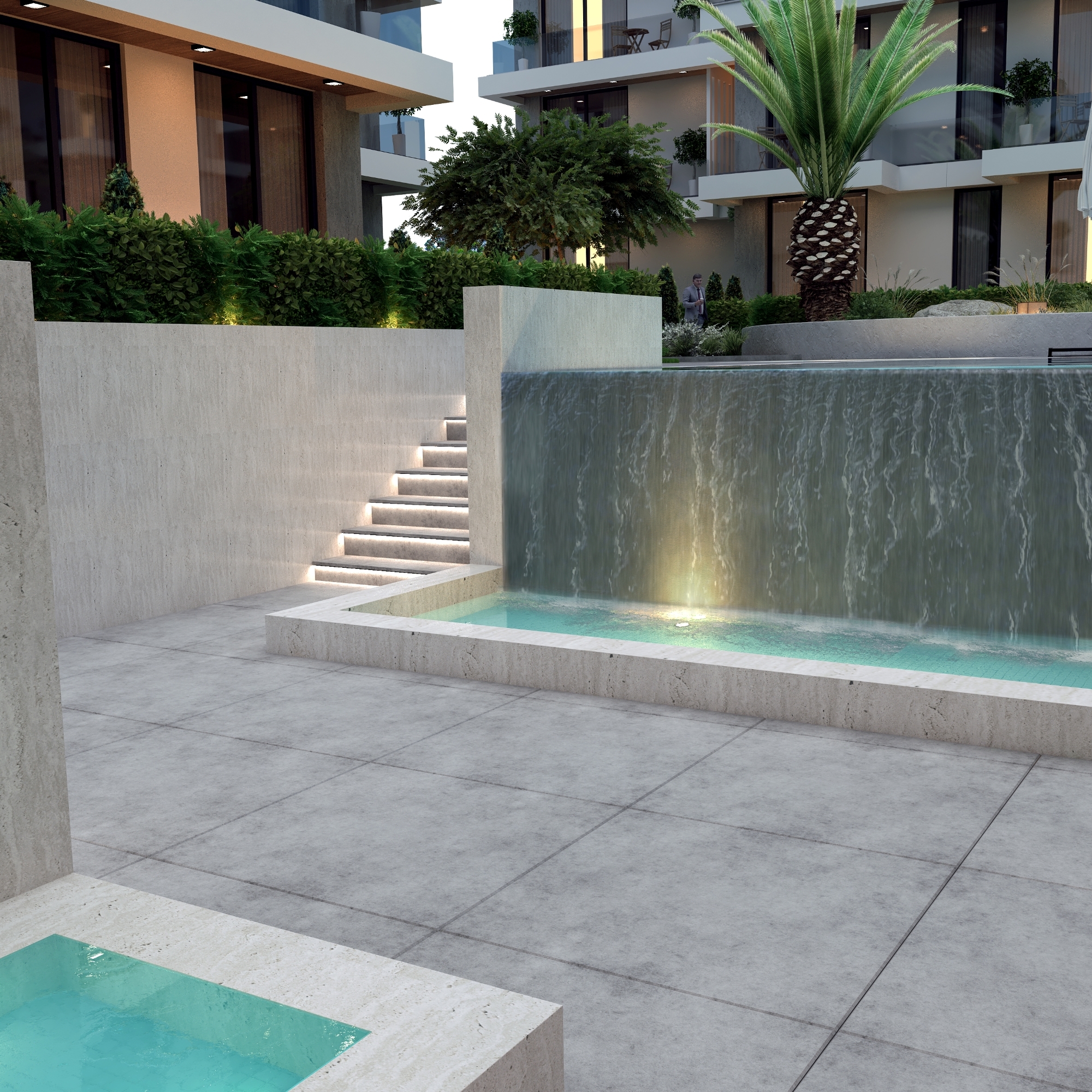 Bergblick 1+1 Apartment im Zentrum von Belek