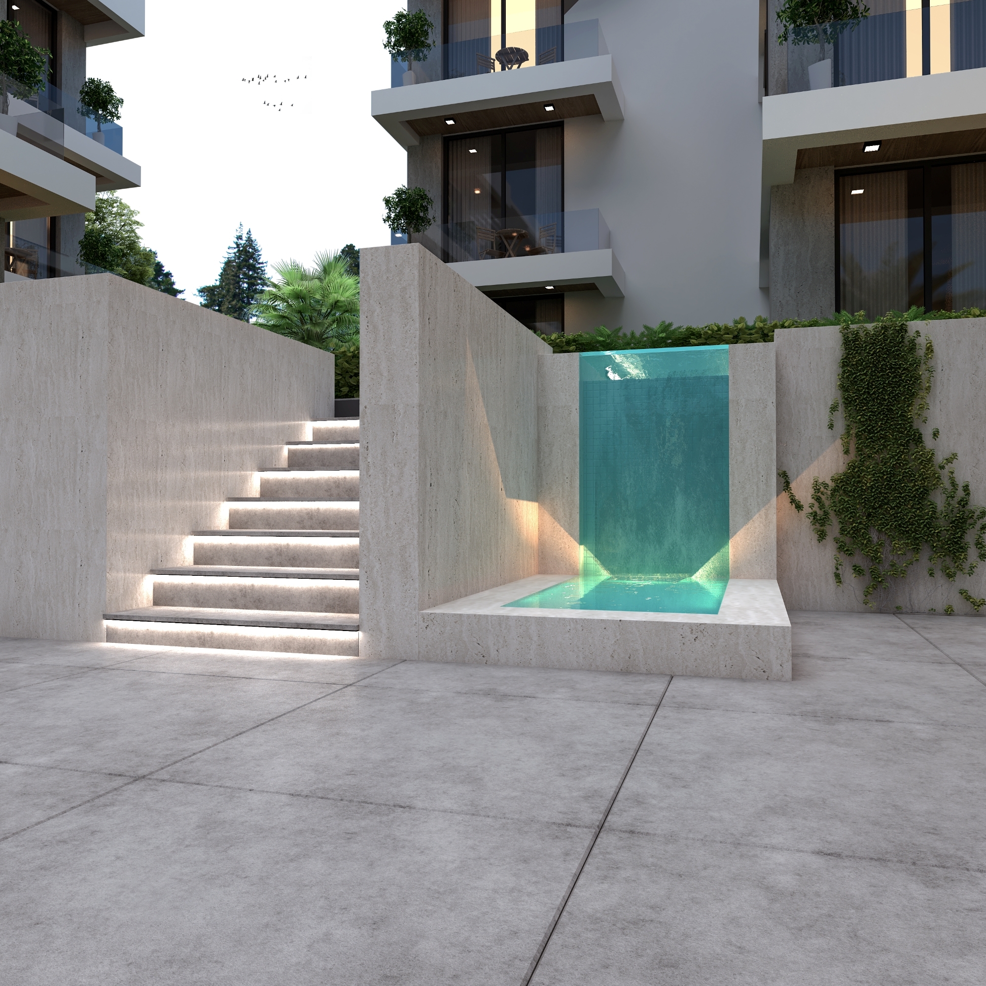 Bergblick 1+1 Apartment im Zentrum von Belek