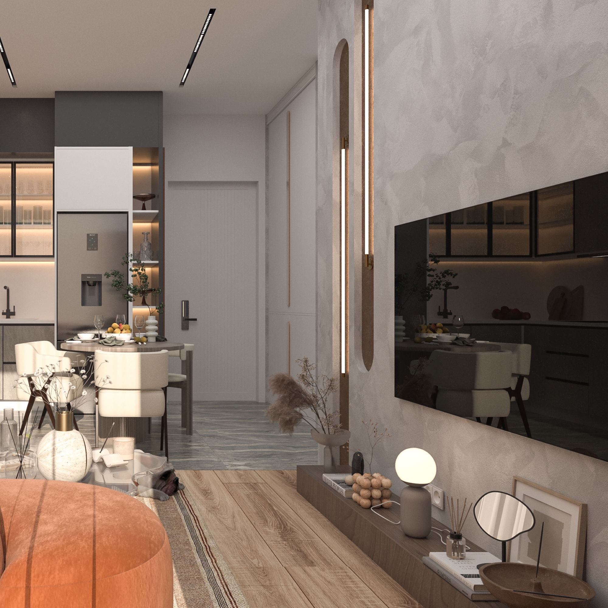 Bergblick 1+1 Apartment im Zentrum von Belek