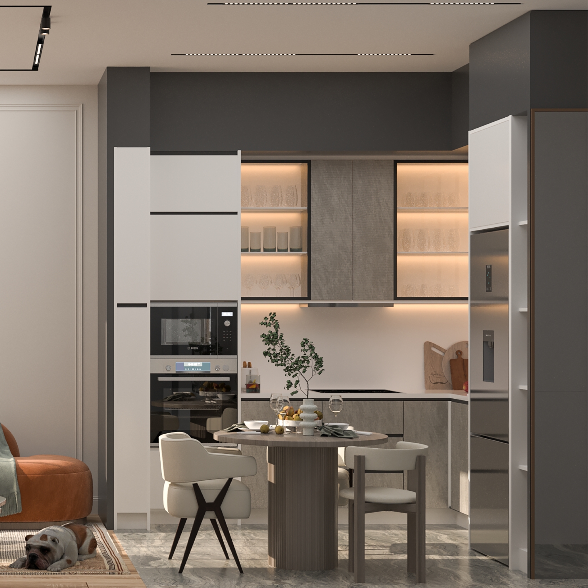 Bergblick 1+1 Apartment im Zentrum von Belek