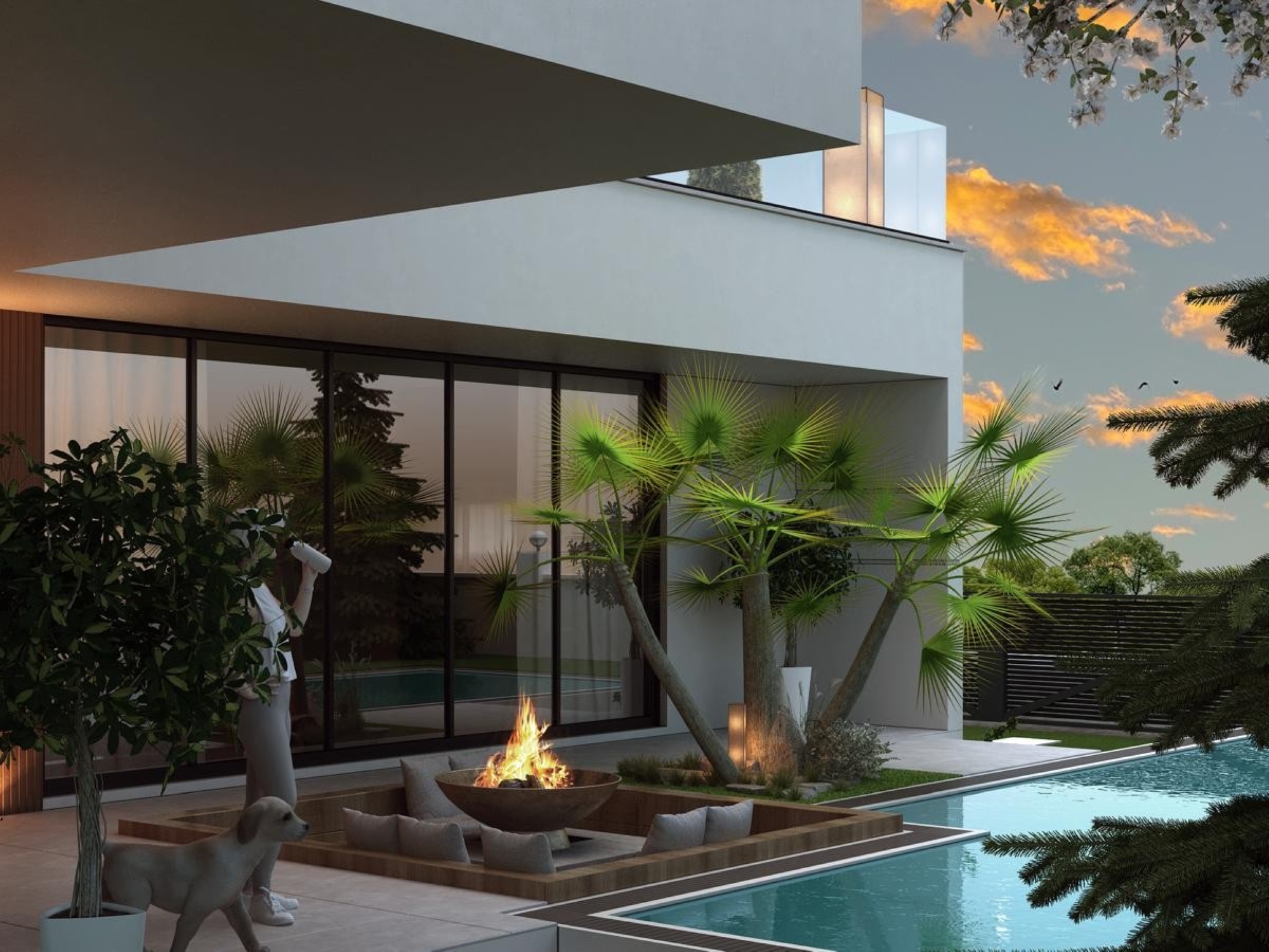Luxuriöse 4+1 Villa mit Bergblick in Belek